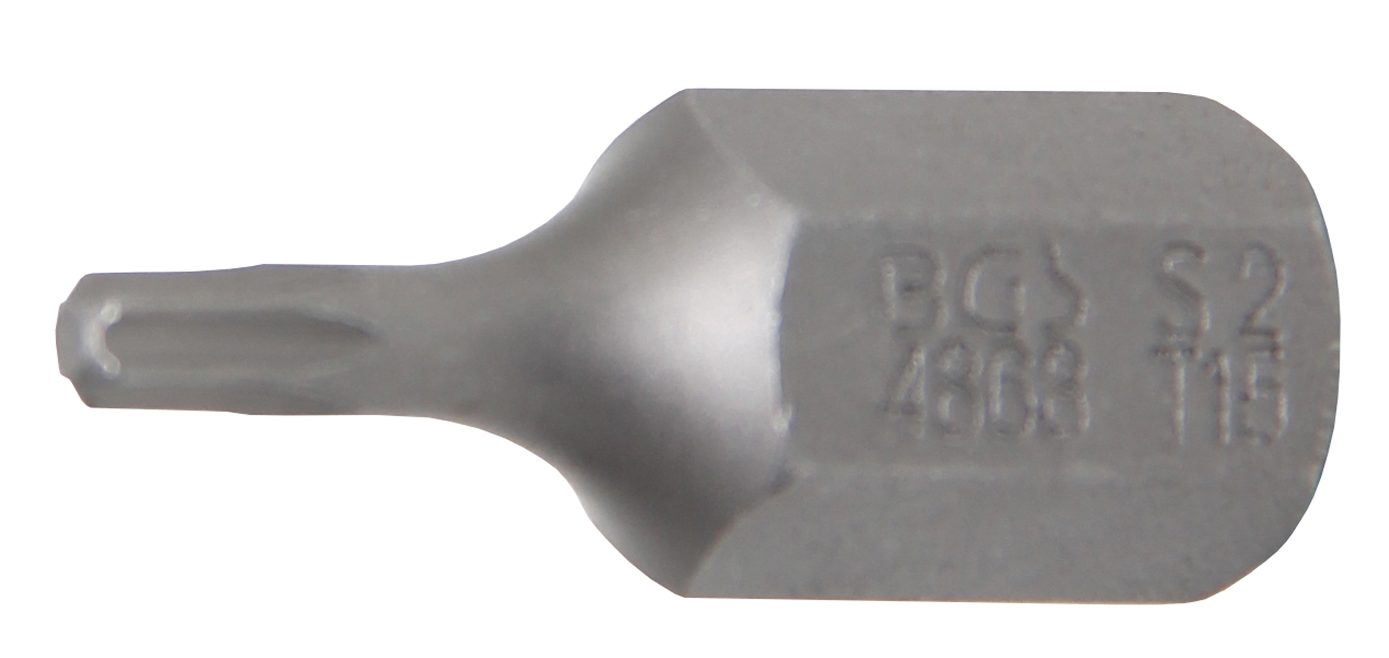 BGS Bit | Länge 30 mm | Antrieb Außensechskant 10 mm (3/8") | T-Profil (für Torx) T15