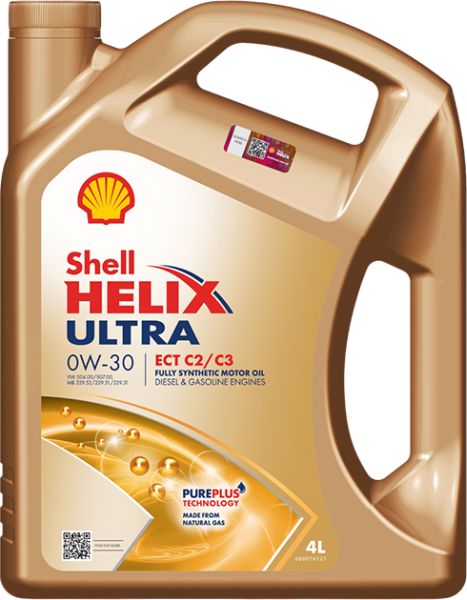 0W-30 Shell Helix Ultra ECT C2/C3 Motoröl 4 Liter