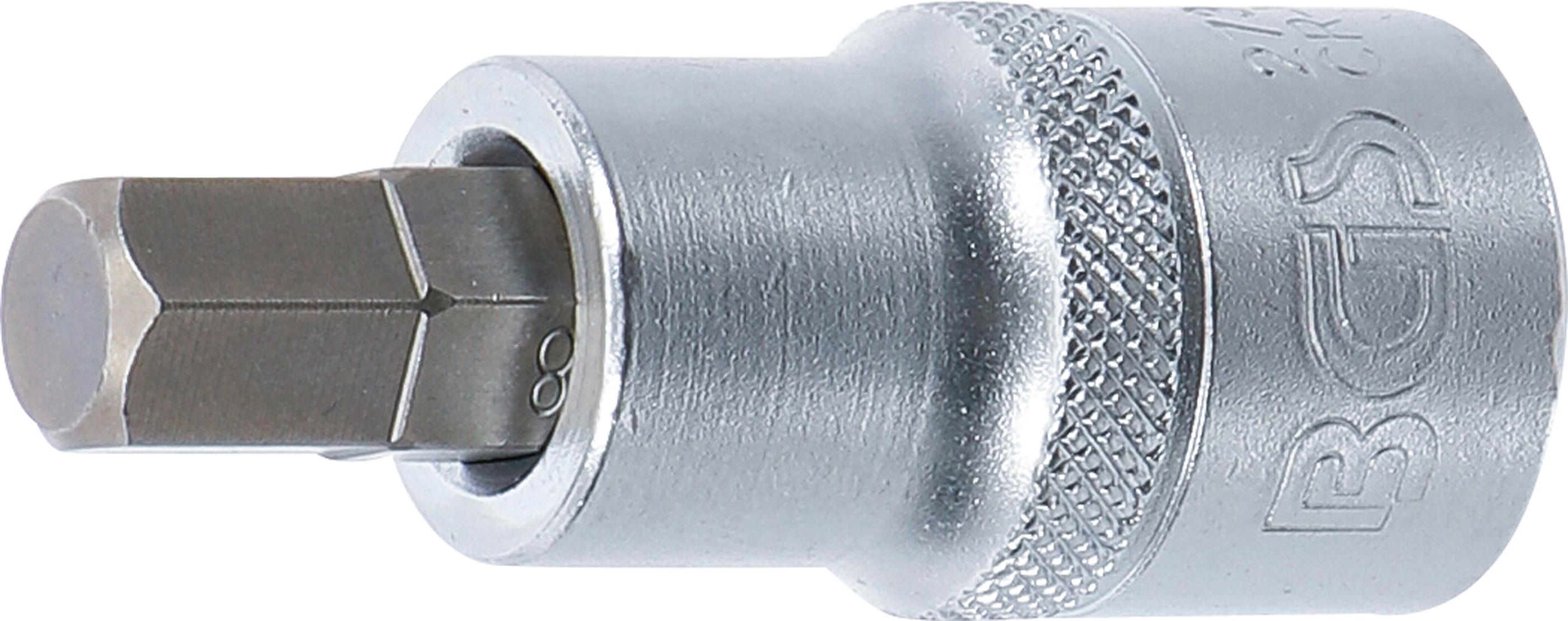 BGS Bit-Einsatz | Länge 55 mm | Antrieb Innenvierkant 12,5 mm (1/2") | Innensechskant 3/8"