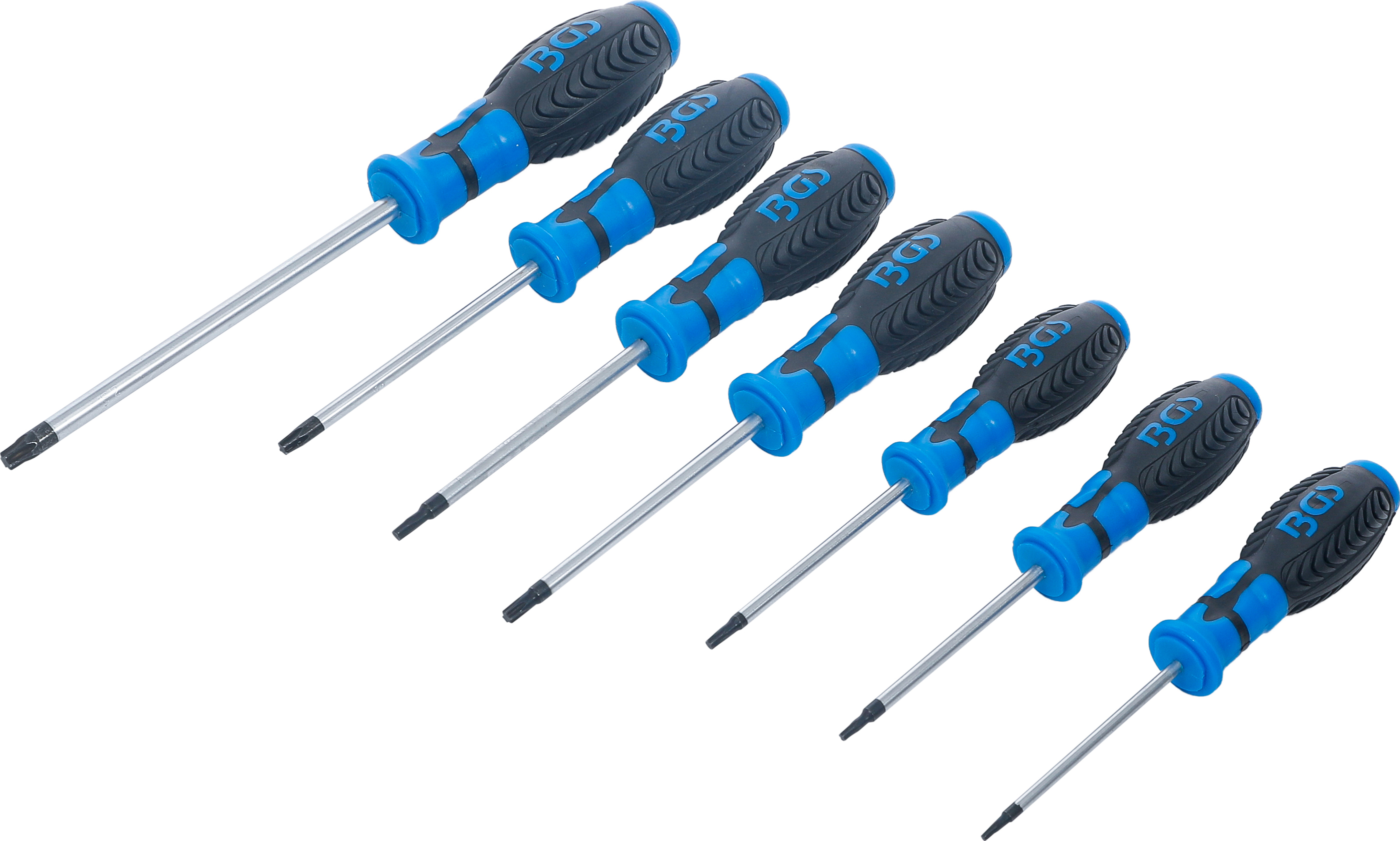 BGS Schraubendreher-Satz | T-Profil (für Torx) | T10 - T40 | 7-tlg.