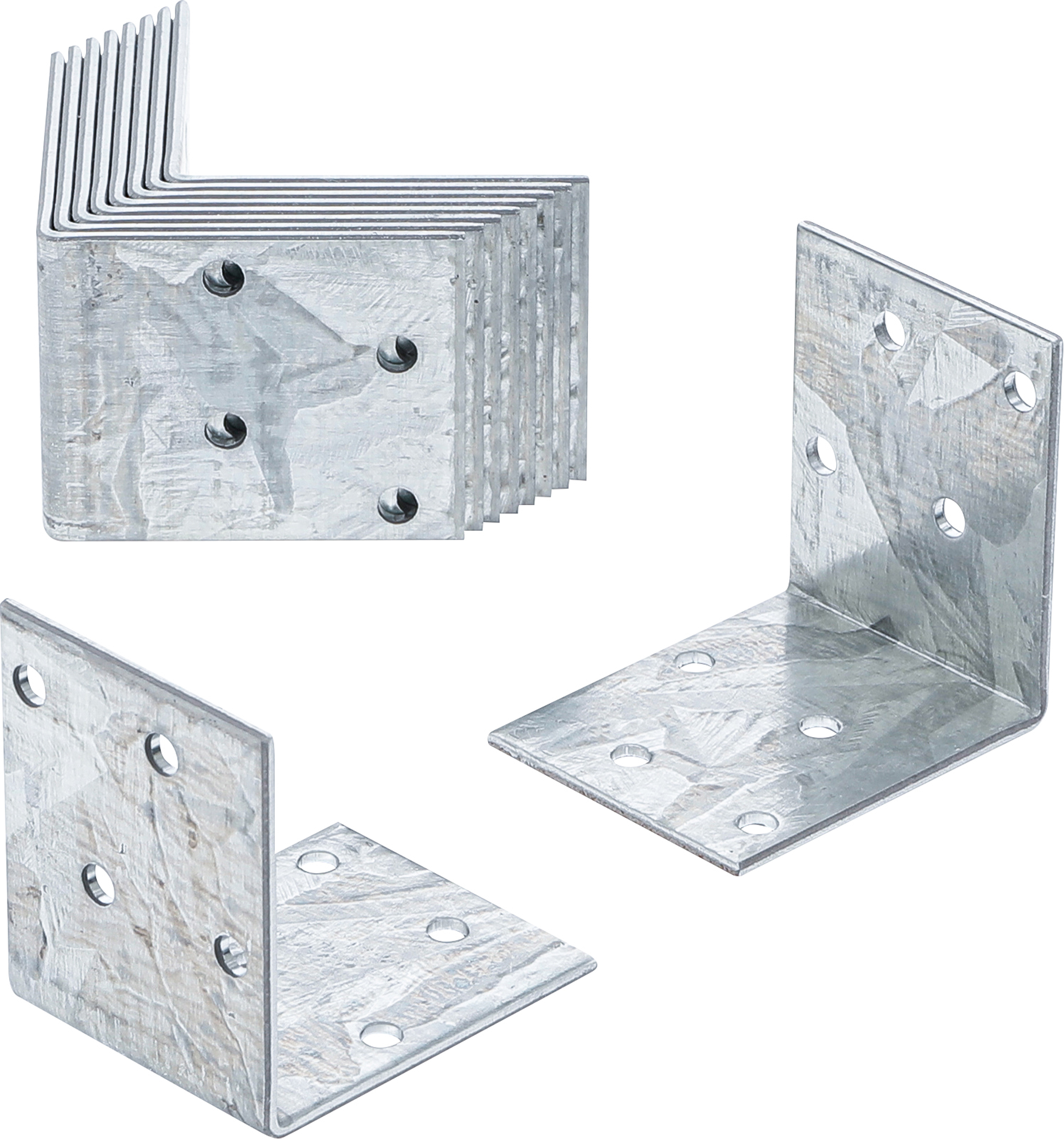 BGS Winkelverbinder | 50 x 50 x 40 mm | 10-tlg.