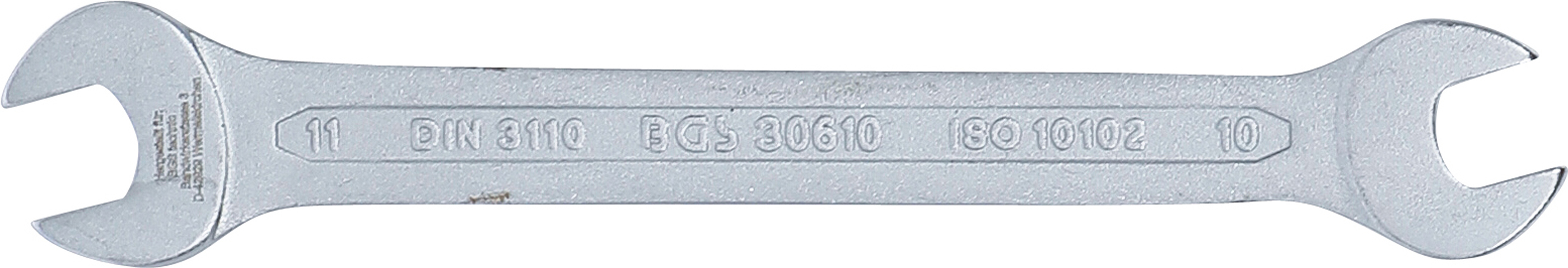 BGS Doppel-Maulschlüssel | SW 10 x 11 mm