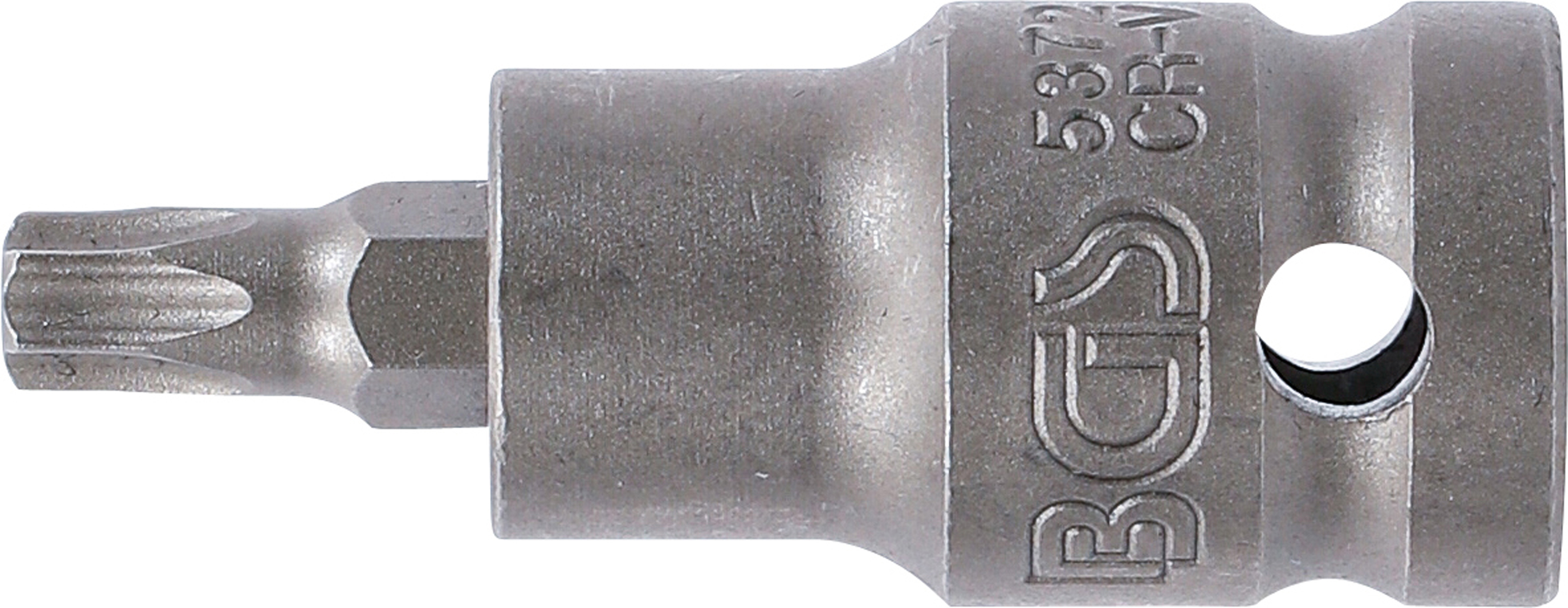 BGS Kraft-Bit-Einsatz | Länge 55 mm | Antrieb Innenvierkant 12,5 mm (1/2") | T-Profil (für Torx) T40