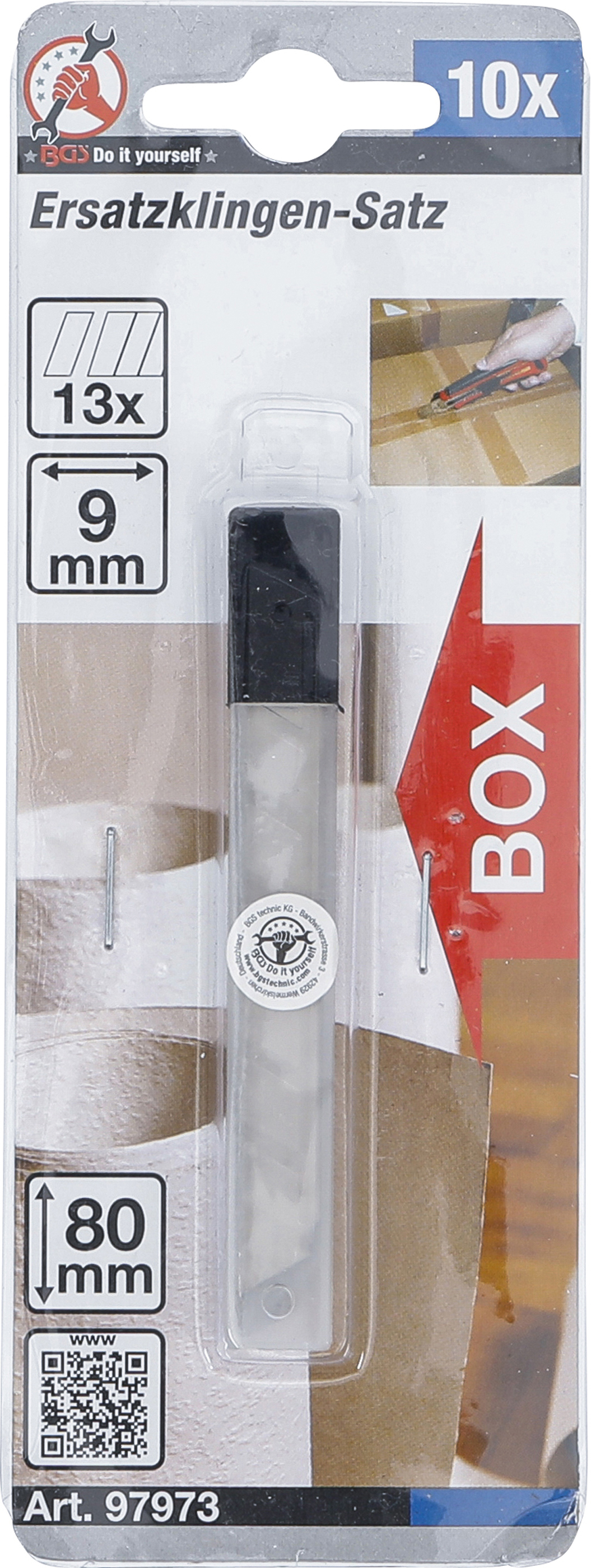 BGS Ersatzklingen-Satz | 9 mm | 10-tlg.