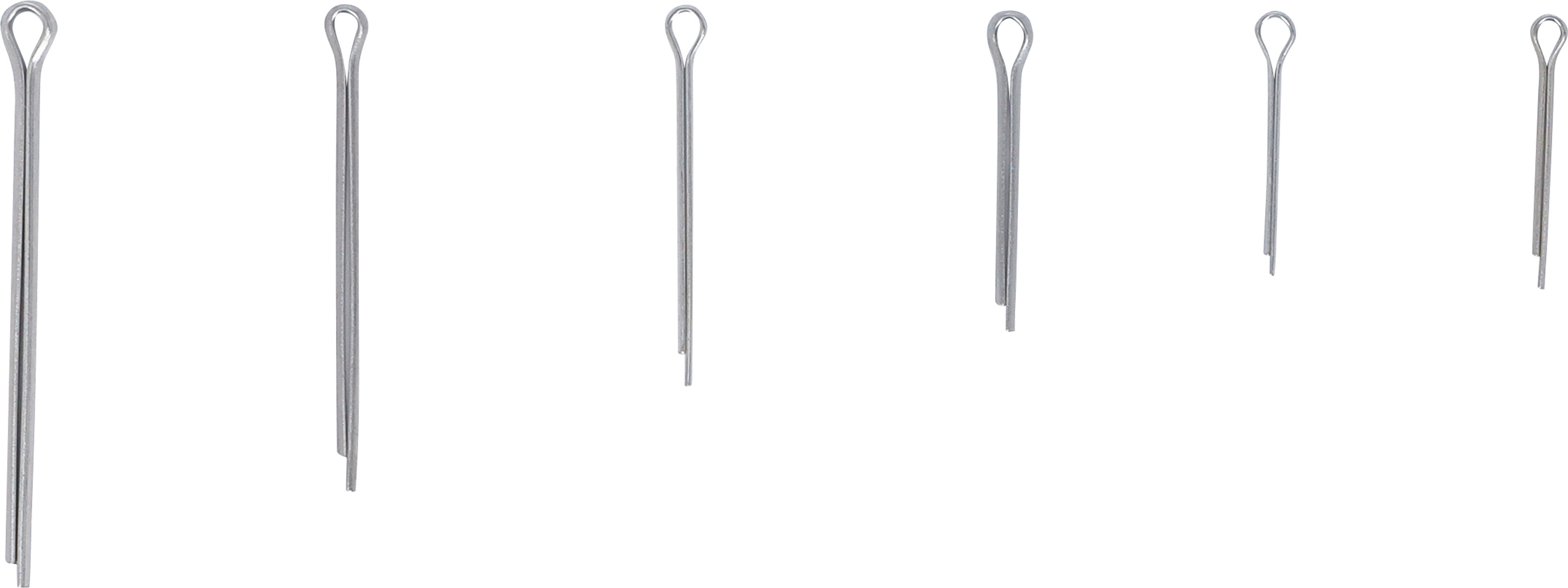 BGS Splinte-Sortiment | Edelstahl | Ø 1,6 - 4,0 mm | 555-tlg.