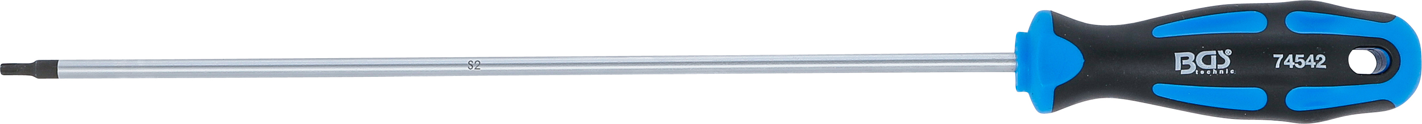 BGS Schraubendreher | T-Profil (für Torx) T15 | Klingenlänge 250 mm