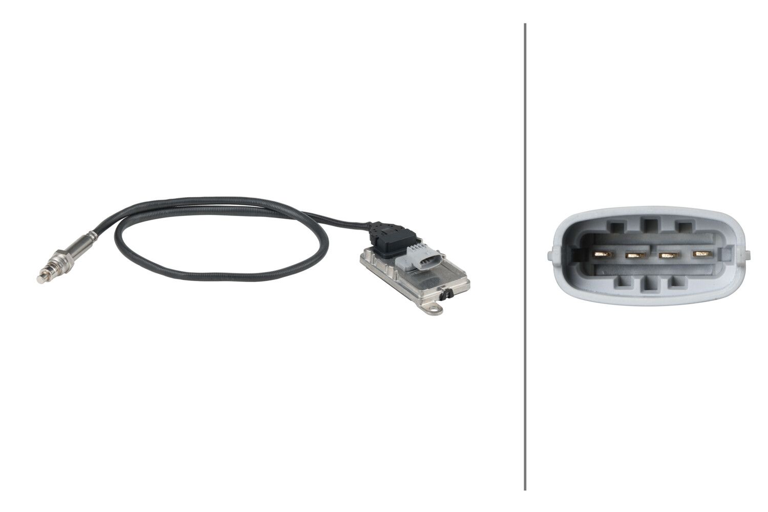 NOx-Sensor, NOx-Katalysator 6PN358 186-781 “HELLA 24 V, 4 -polig, 1.134 mm”