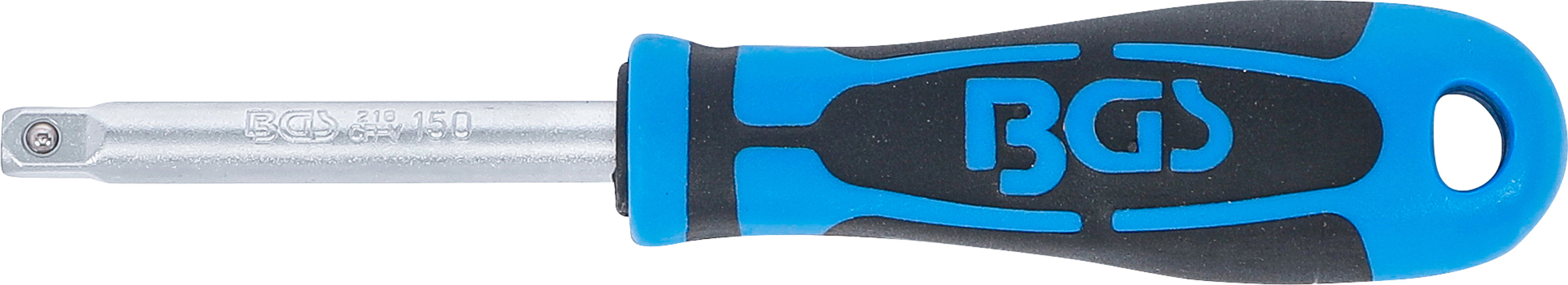 BGS Drehgriff | Abtrieb Außenvierkant 6,3 mm (1/4") | 150 mm