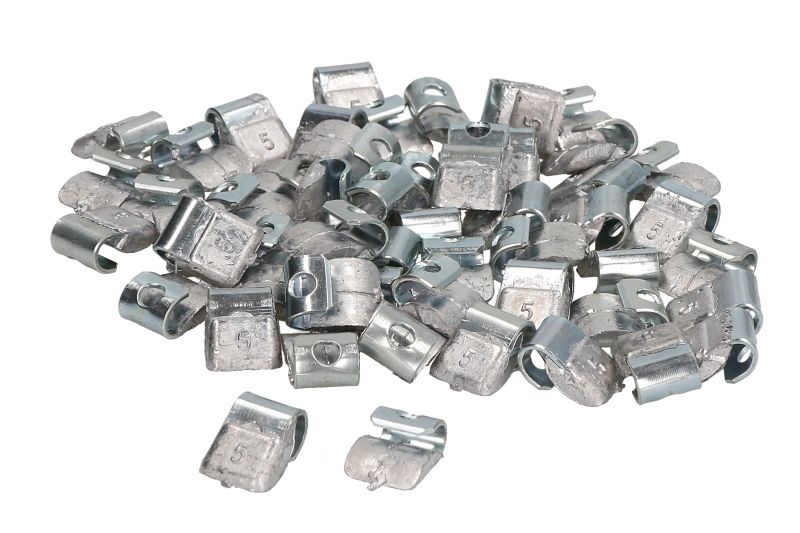 Profitool Reifengewichte Auswuchtgewichte unbeschichtet 5 Gramm Stahlfelge 100 Stk