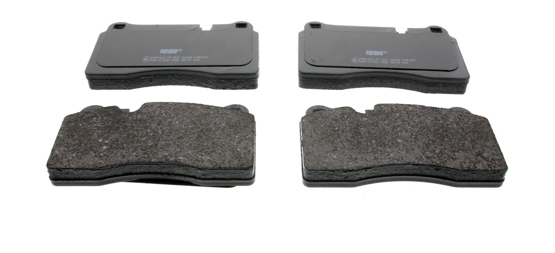 Bremsbelagsatz, Scheibenbremse