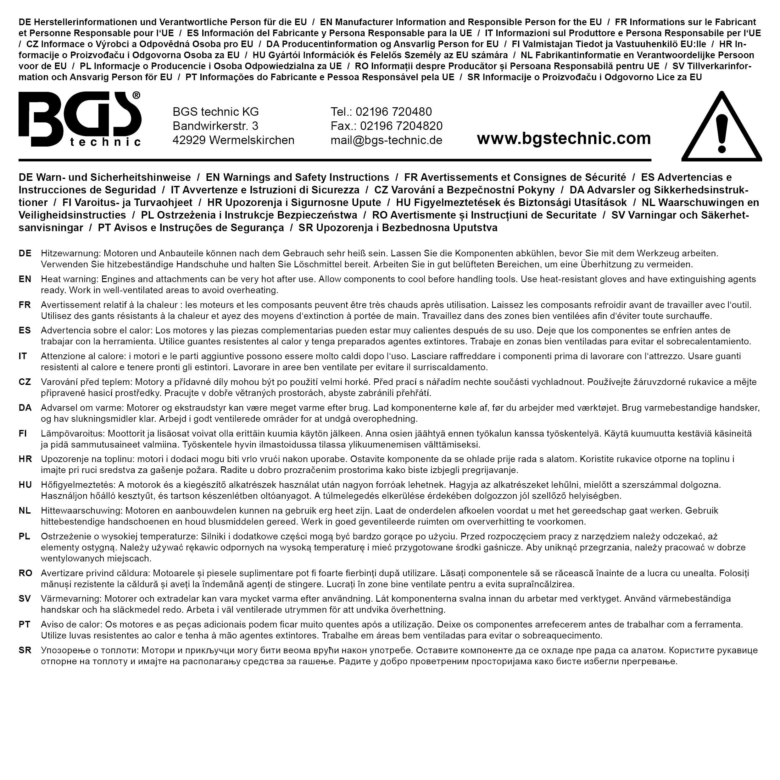 BGS Polrad-Abzieher | M27 x 1.0 - M24 x 1.0