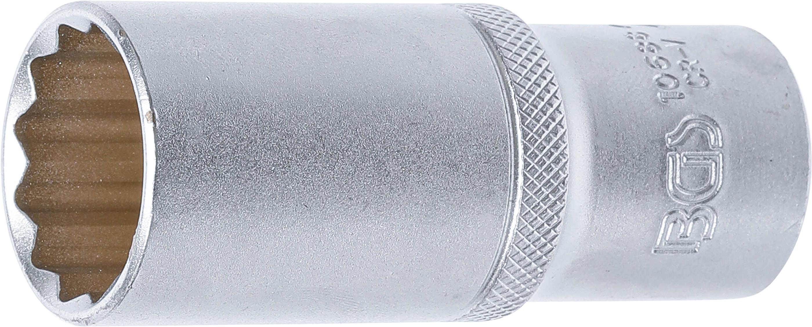 BGS Steckschlüssel-Einsatz Zwölfkant, tief | Antrieb Innenvierkant 12,5 mm (1/2") | SW 24 mm