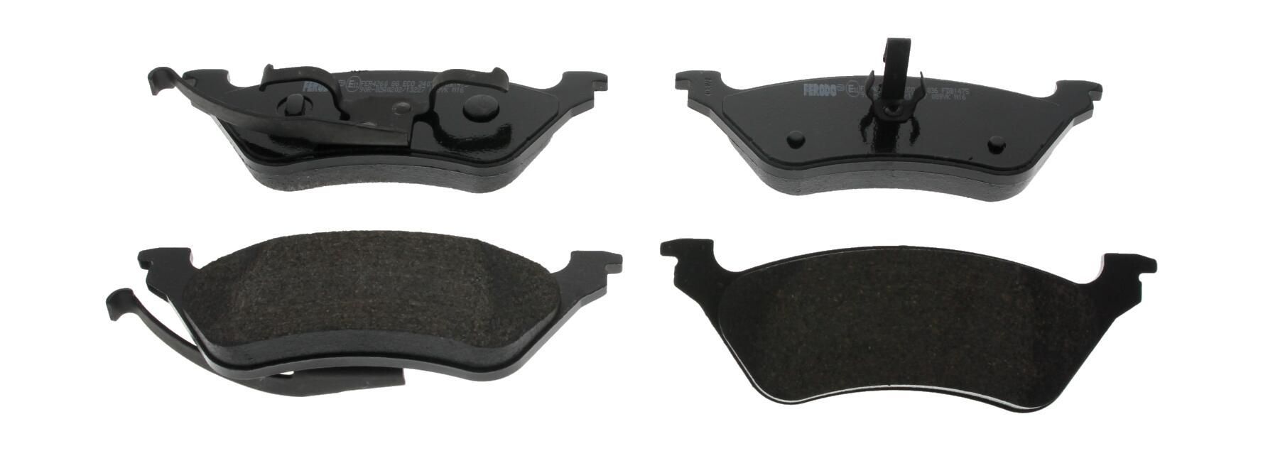 Bremsbelagsatz, Scheibenbremse