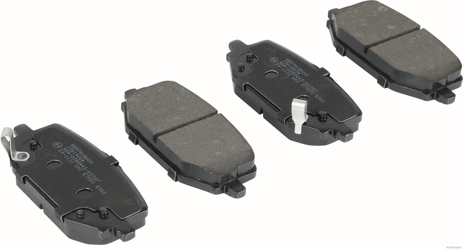 Bremsbelagsatz, Scheibenbremse