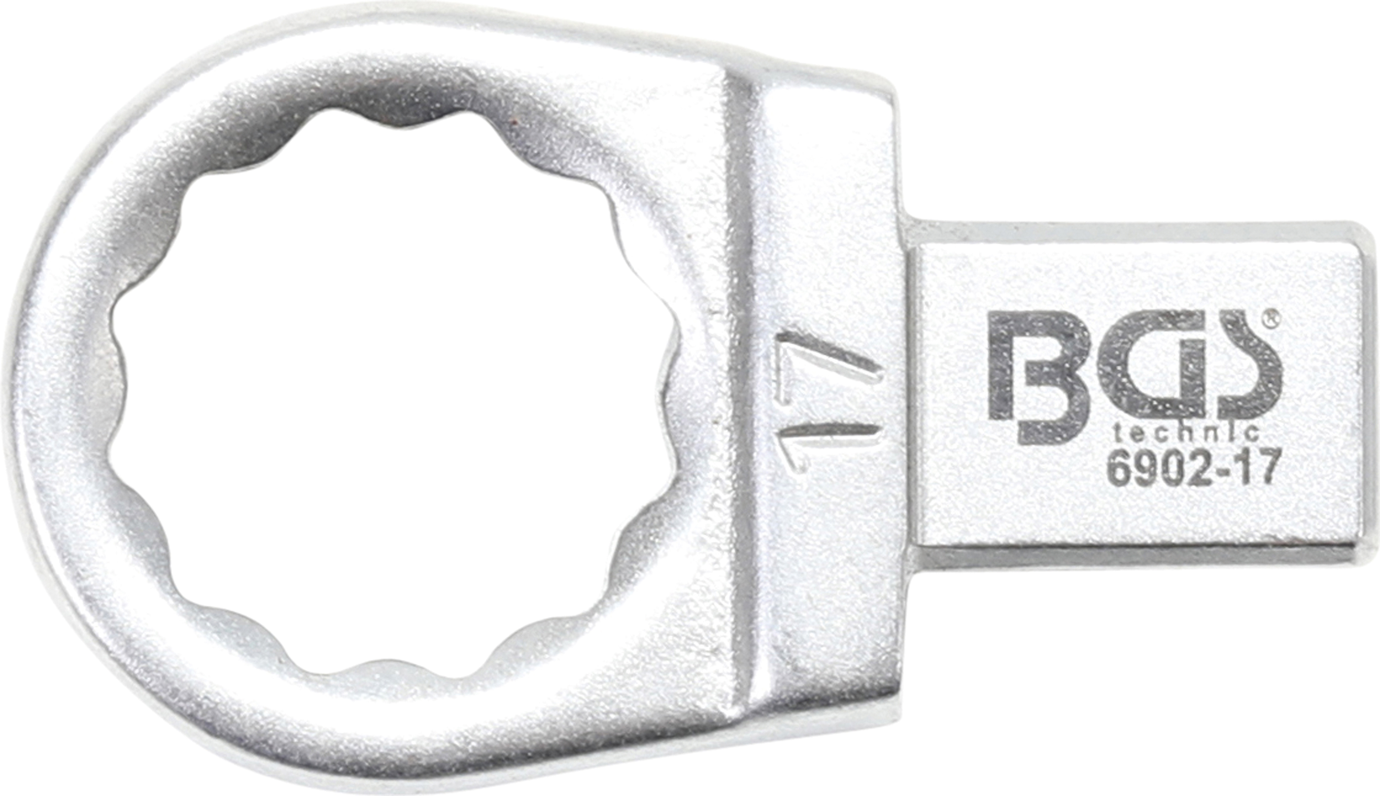 BGS Einsteck-Ringschlüssel | 17 mm | Aufnahme 9 x 12 mm