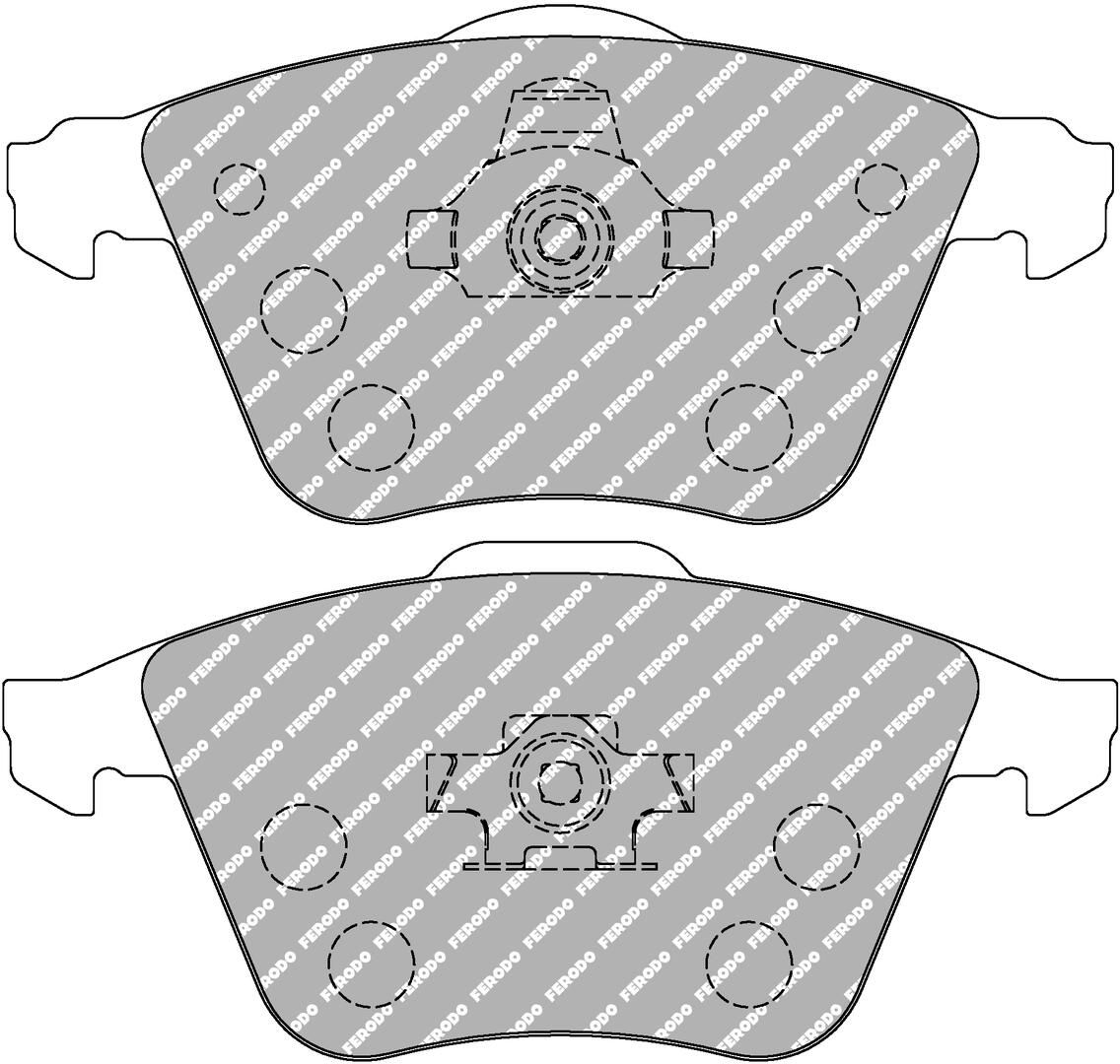 Bremsbelagsatz, Scheibenbremse