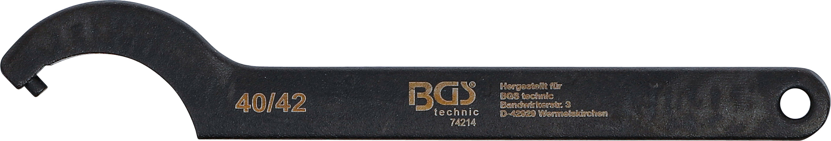 BGS Hakenschlüssel mit Zapfen | 40 - 42 mm