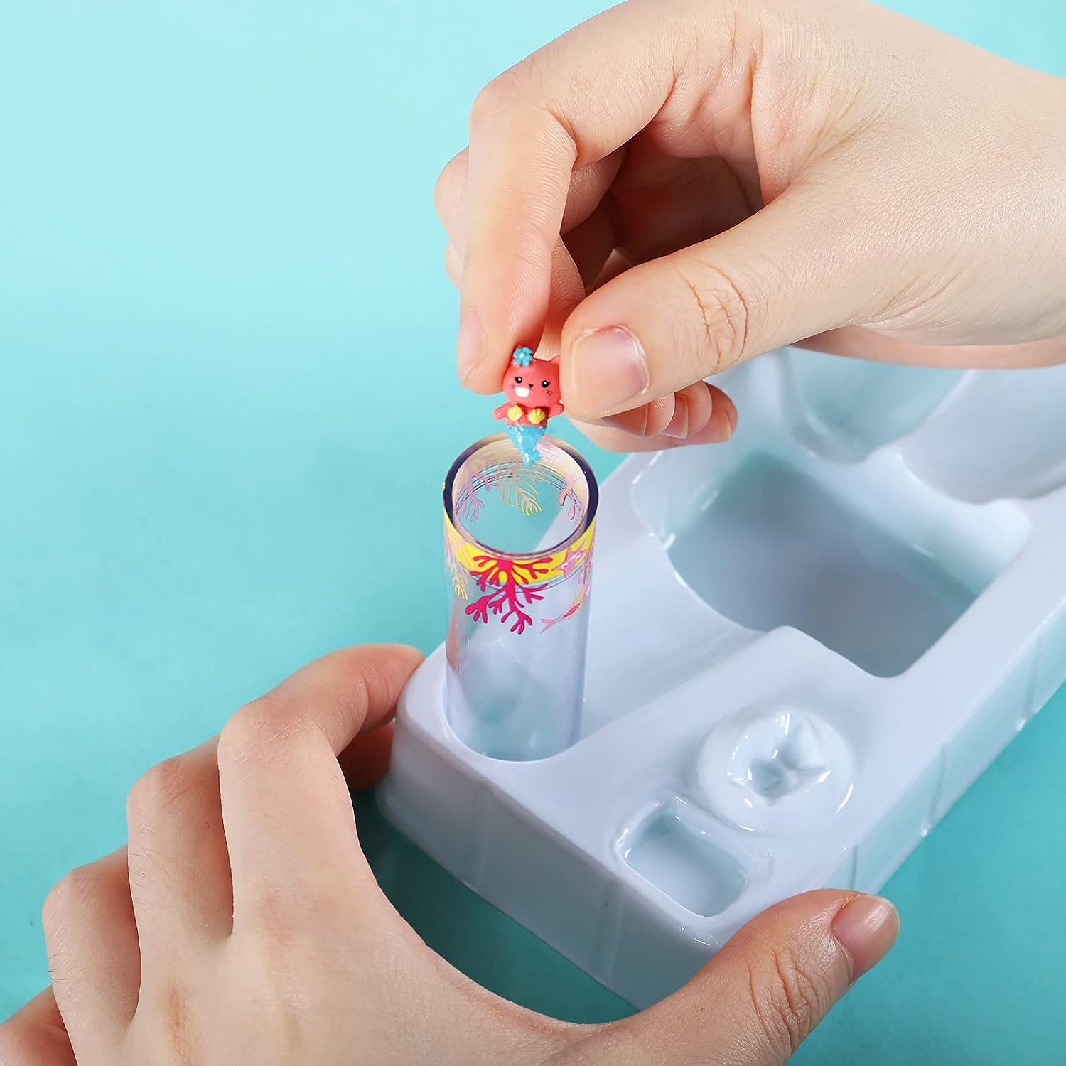 TBC The Best Crafts Leuchtender Kugelschreiber Rote Katze Ölstifte Farben Set Geschenke für Kinder Mädchen Junge