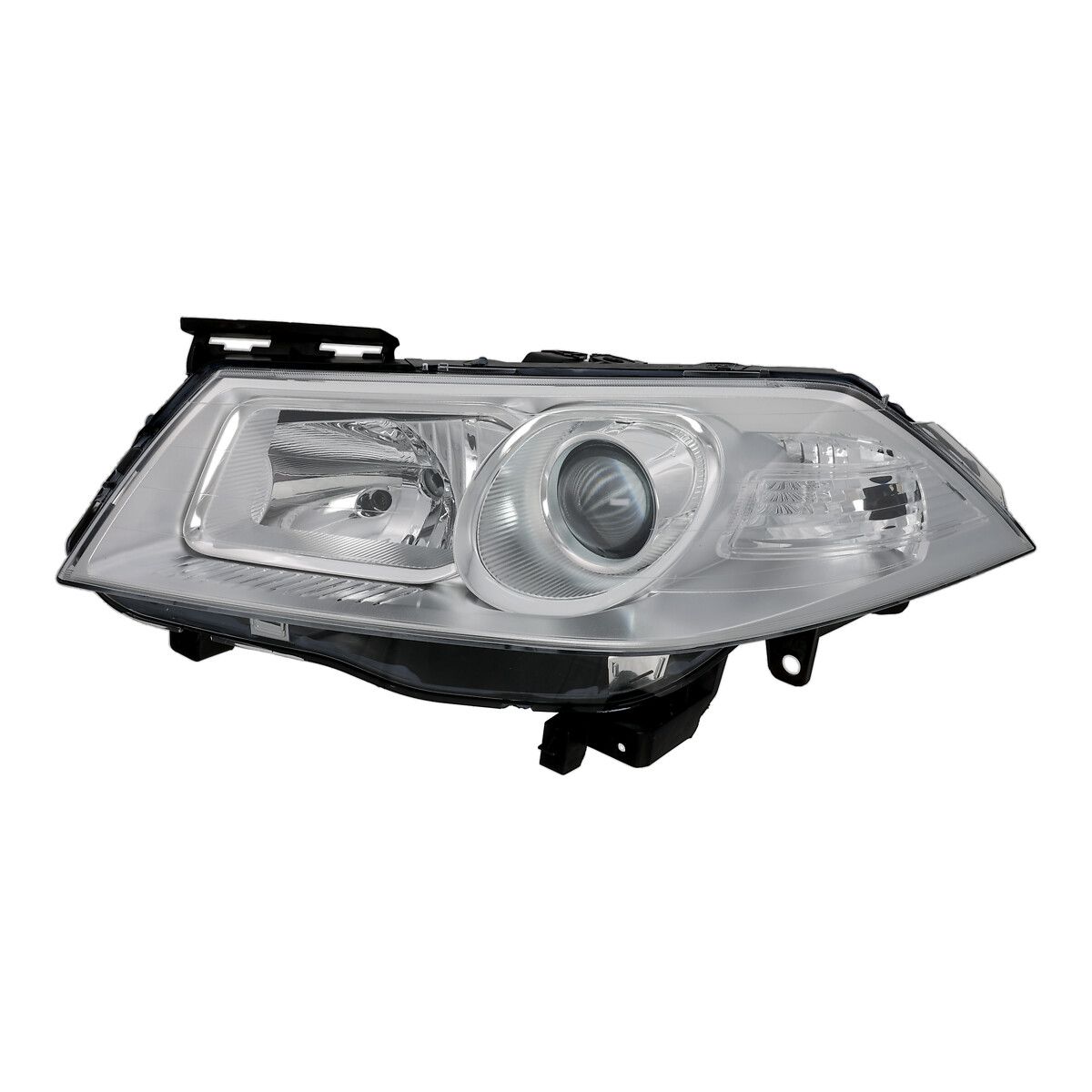 Scheinwerfer L (H1/H7/W5W, elektrisch, ohne motor, blinkerfarbe: durchsichtig) passt zu: RENAULT MEGANE II 01.06-12.09
