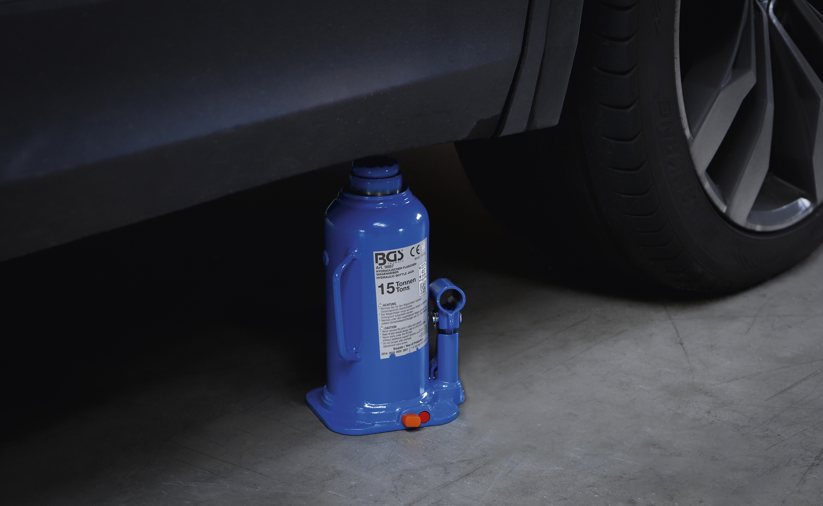 BGS Hydraulischer Flaschen-Wagenheber | 15 t