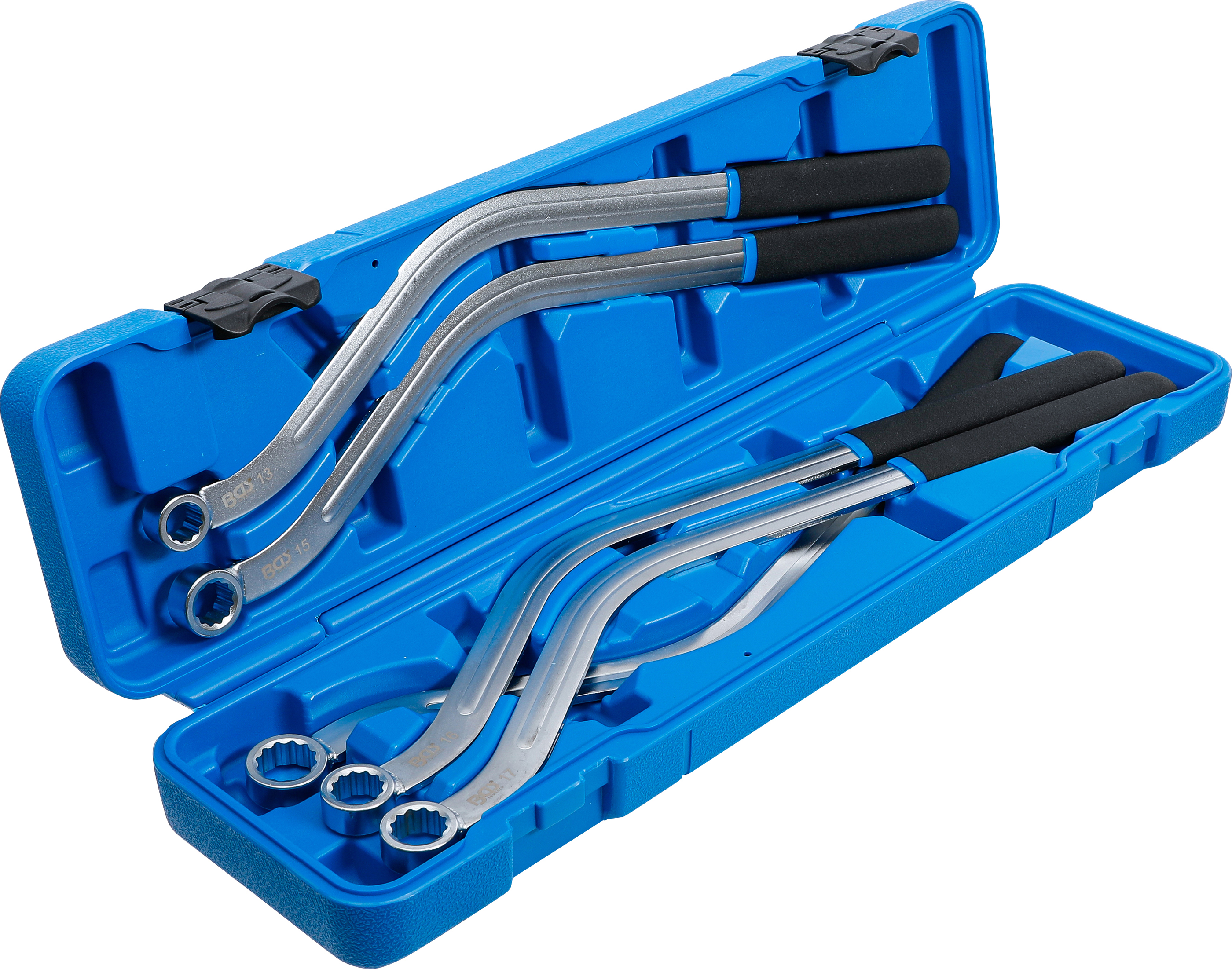 BGS Spannrollenschlüssel-Satz | Zwölfkant, Spezialform | SW 13 - 19 mm | 5-tlg.