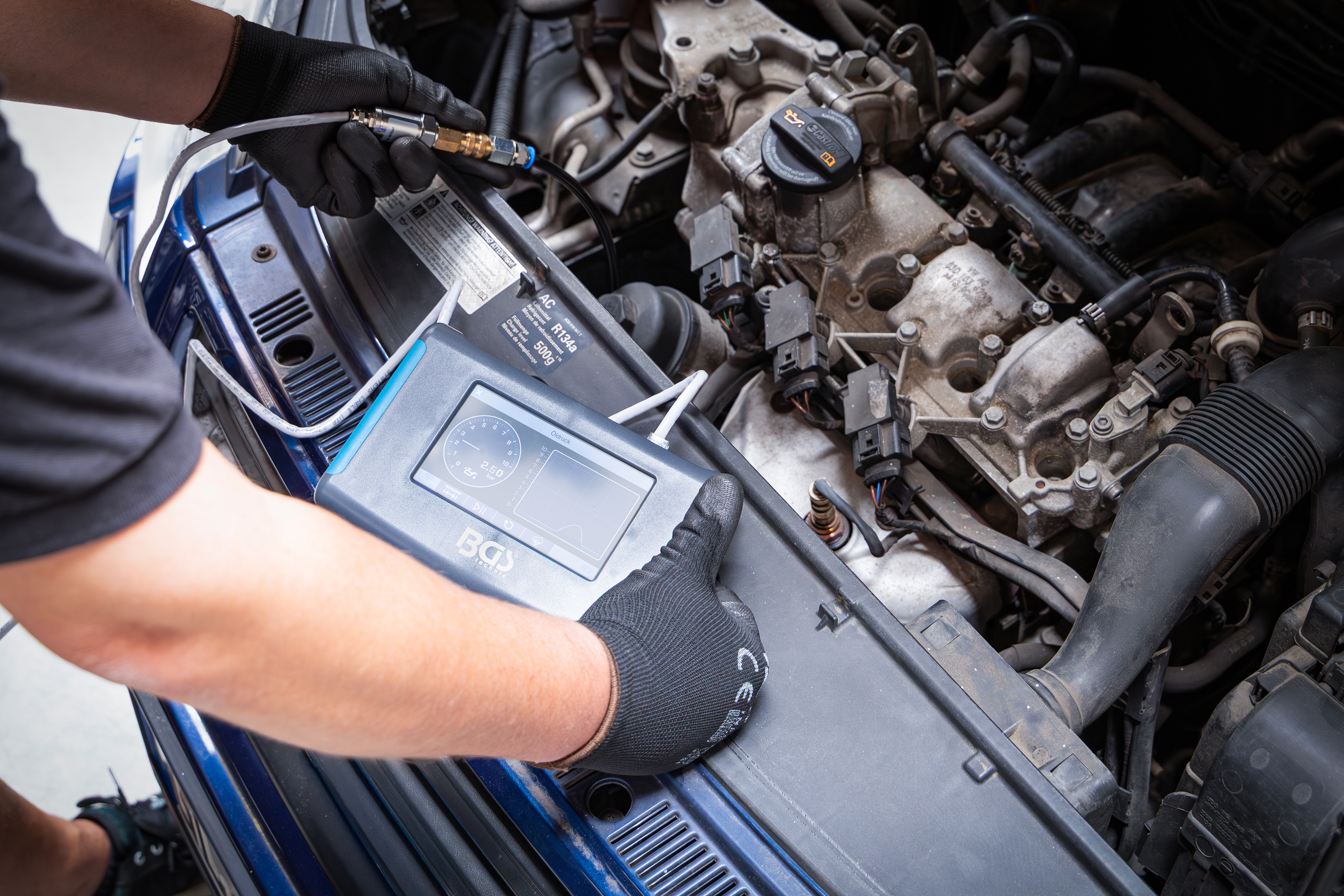 BGS Adapter- und Rohrleitungs-Satz | für Digitaler Druck- und Kompressionstester Art. 63410