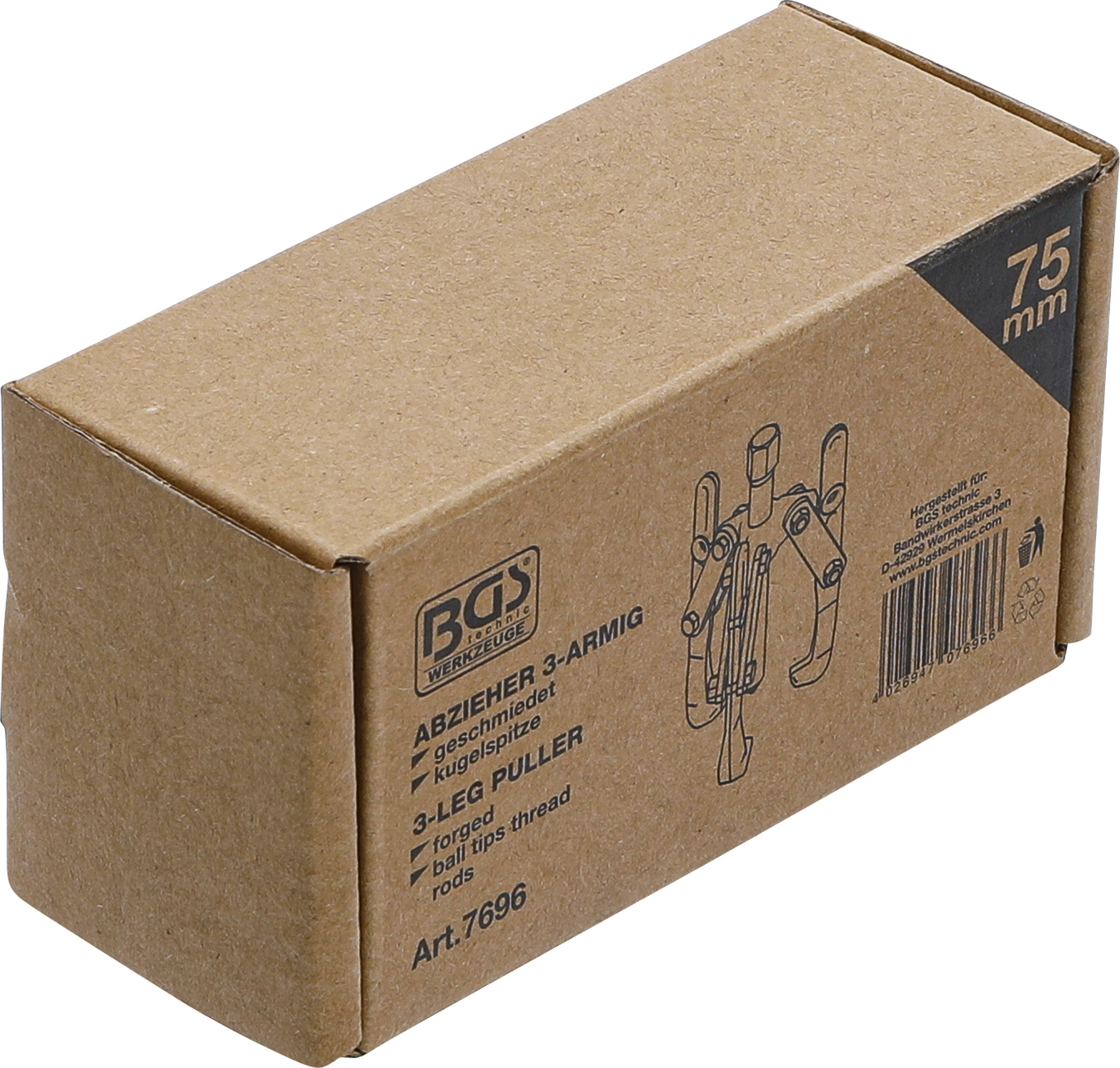 BGS Außen-/Innenabzieher, 3-armig | 20 - 100 mm