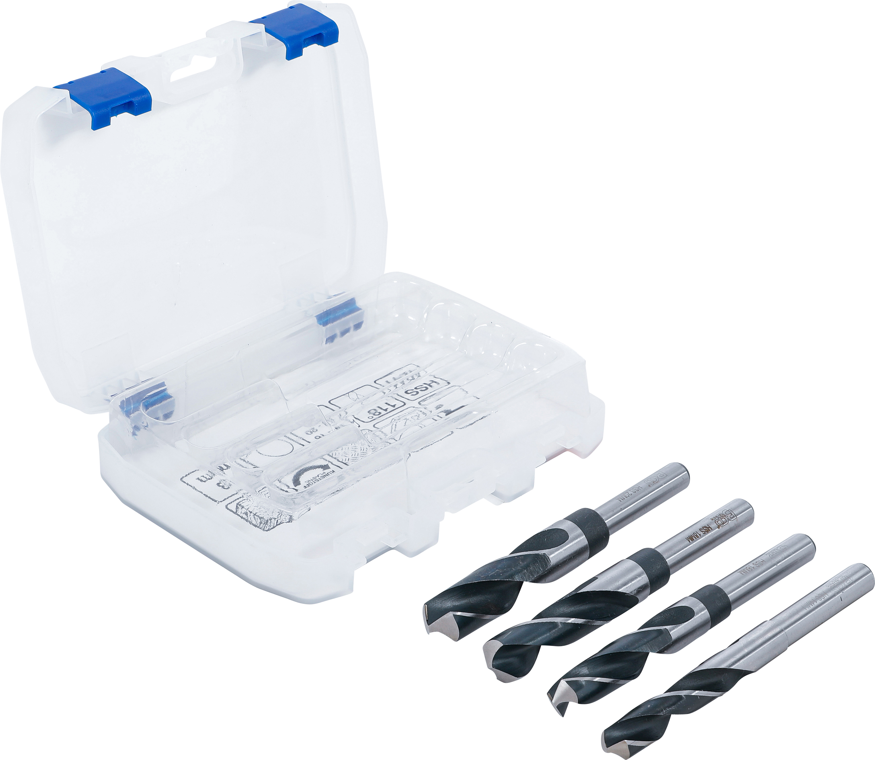 BGS HSS-Bohrer-Satz | 14 - 16 - 18 - 20 mm | 4-tlg.