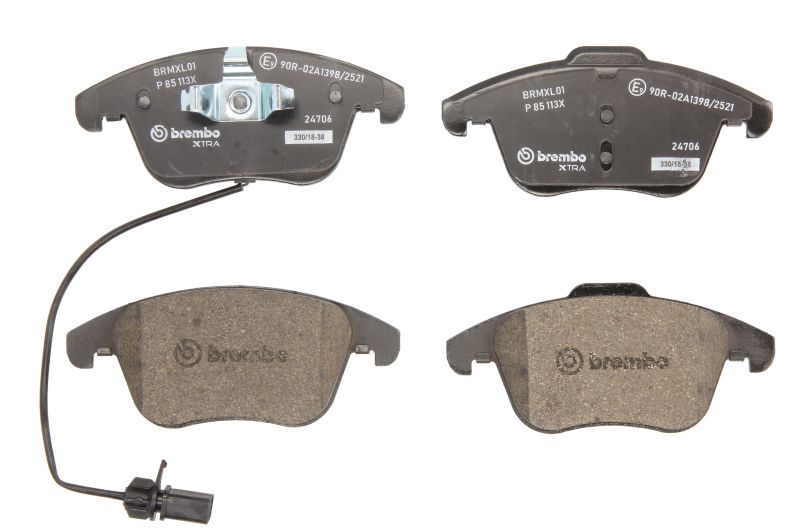 Bremsbelagsatz Scheibenbremse Tuning BREMBO Xtra P 85 113X vorne