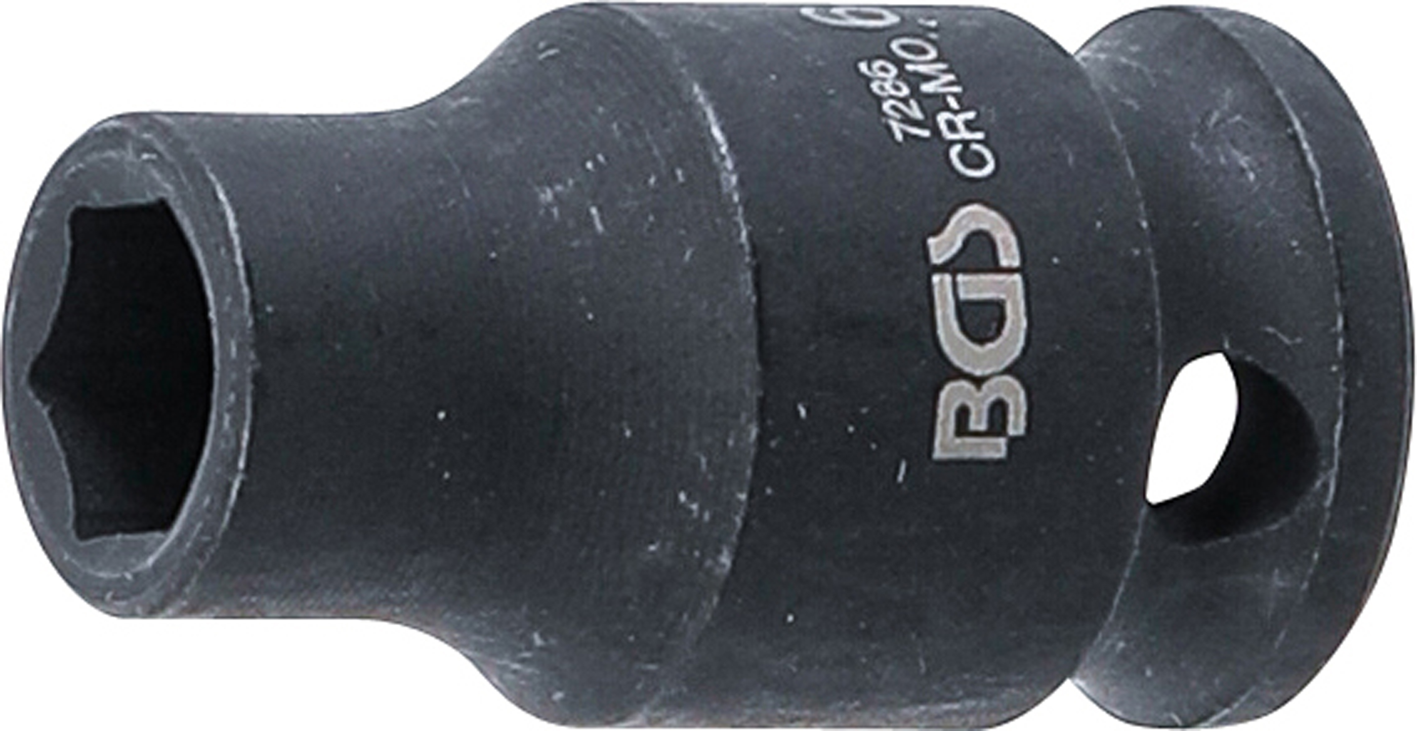 BGS Kraft-Steckschlüssel-Einsatz Sechskant | Antrieb Innenvierkant 6,3 mm (1/4") | SW 6 mm