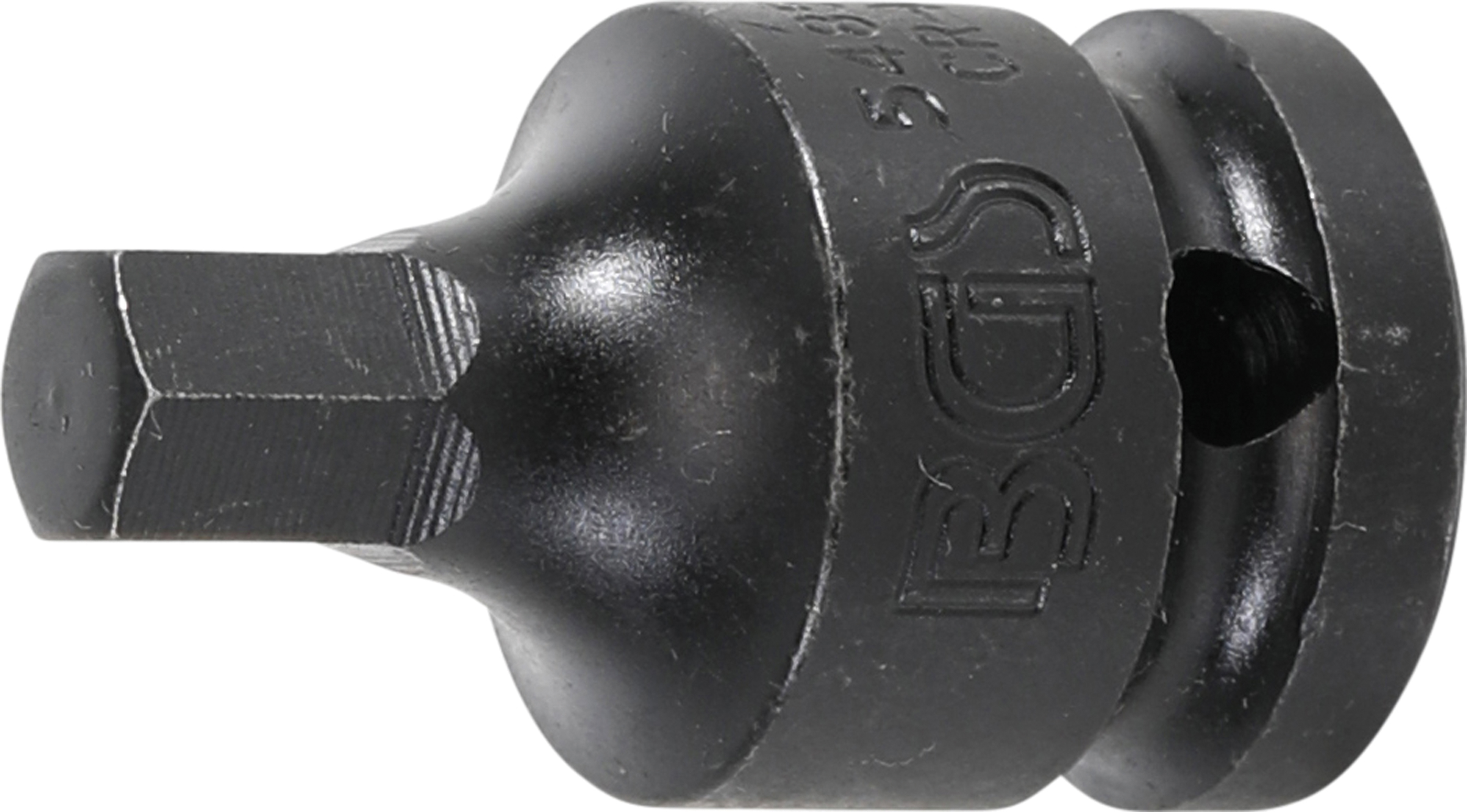 BGS Kraft-Bit-Einsatz | Länge 42 mm | Antrieb Innenvierkant 12,5 mm (1/2") | Innensechskant 9 mm