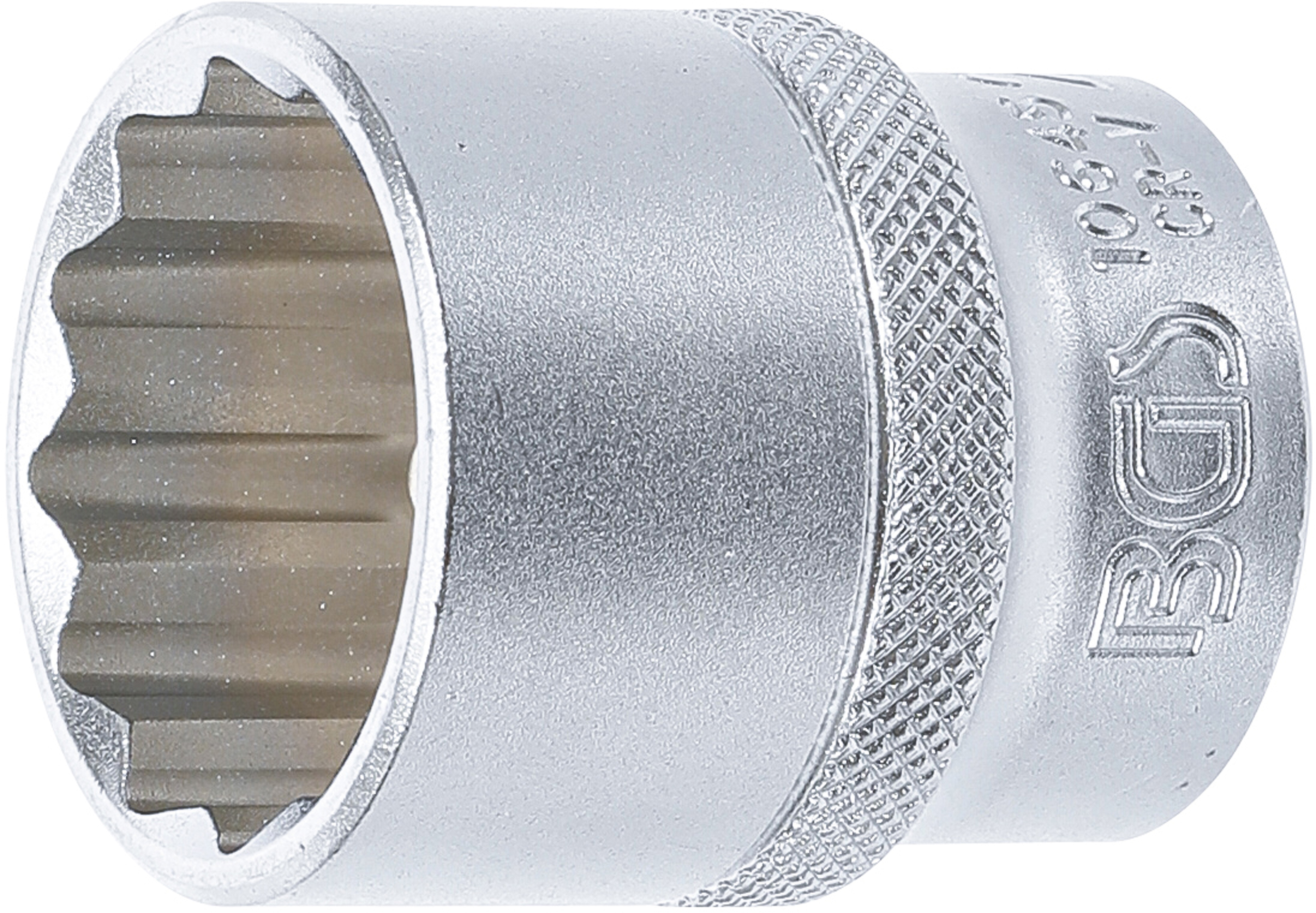 BGS Steckschlüssel-Einsatz Zwölfkant | Antrieb Innenvierkant 12,5 mm (1/2") | SW 27 mm