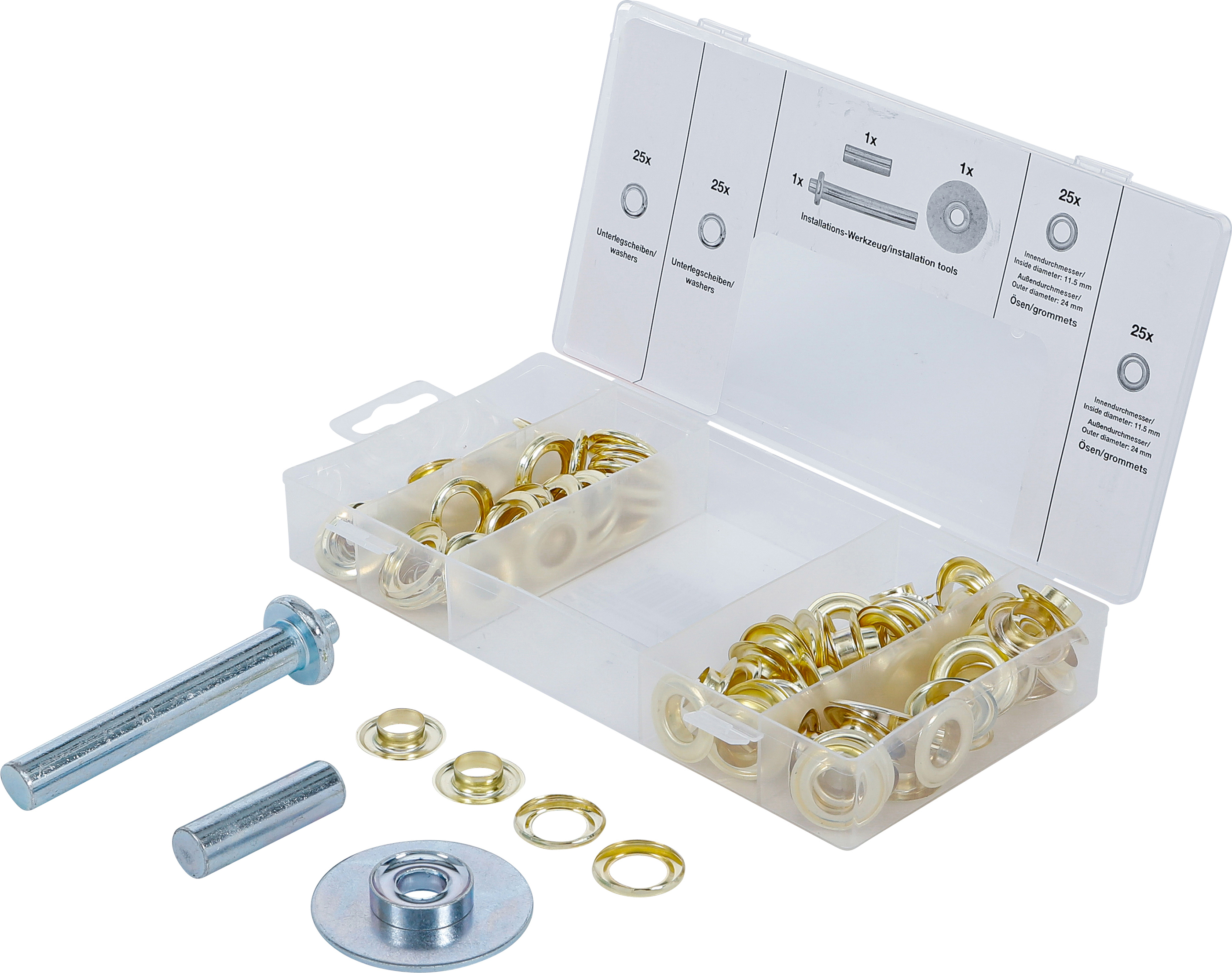 BGS Ösen-Installations-Sortiment | 103-tlg.