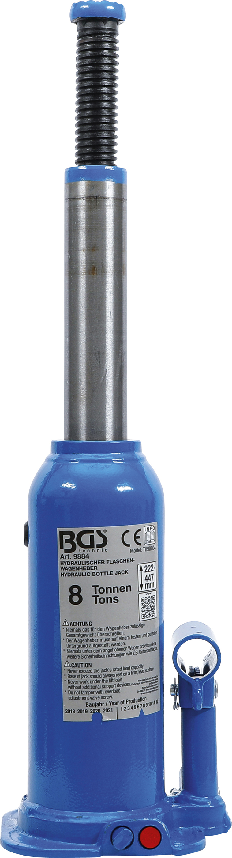 BGS Hydraulischer Flaschen-Wagenheber | 8 t