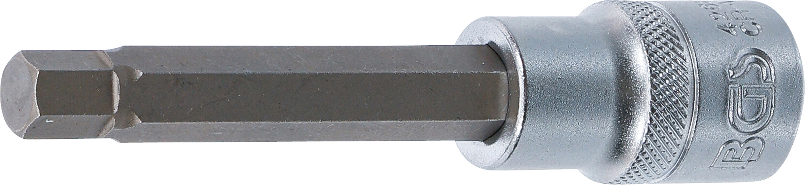 BGS Bit-Einsatz | Länge 100 mm | Antrieb Innenvierkant 12,5 mm (1/2") | Innensechskant 9 mm