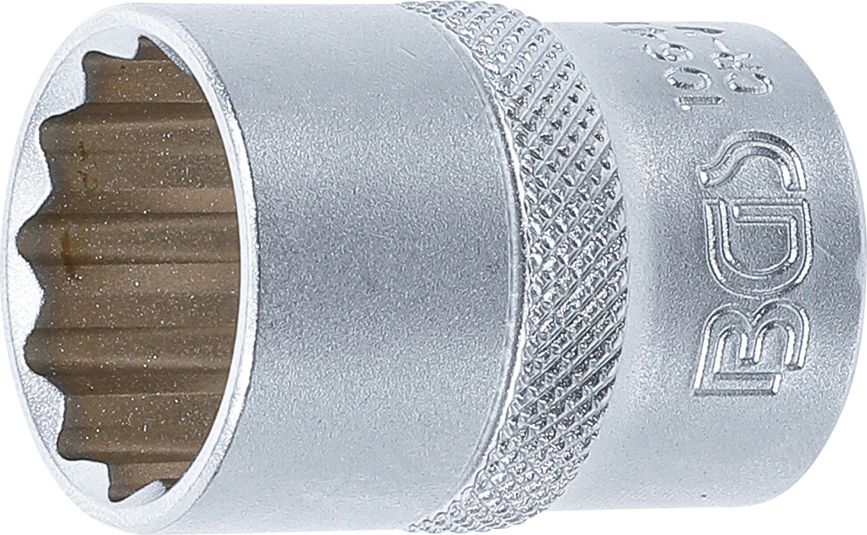 BGS Steckschlüssel-Einsatz Zwölfkant | Antrieb Innenvierkant 12,5 mm (1/2") | SW 21 mm