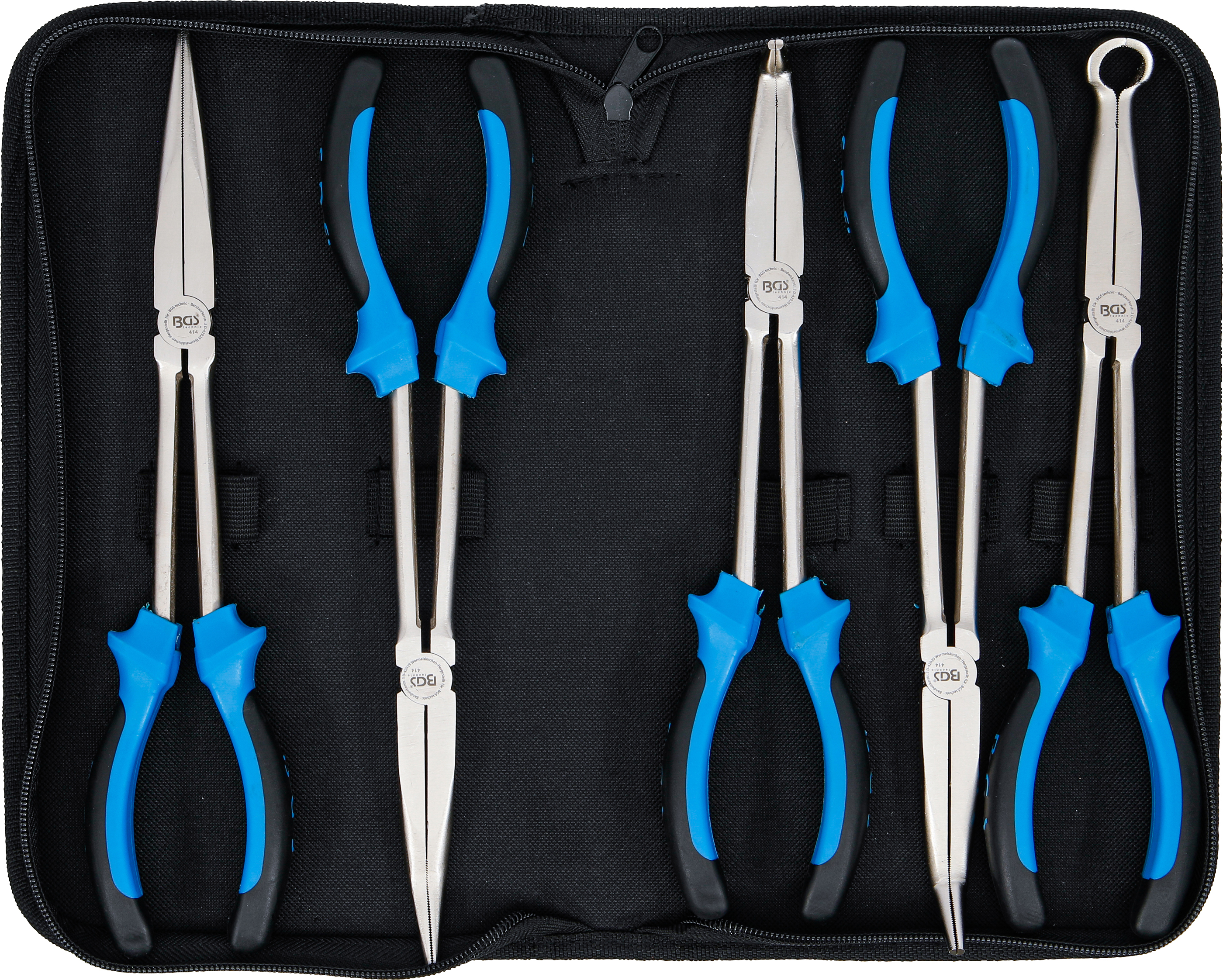 BGS Langbeck-Zangen-Satz | 290 mm | 5-tlg.