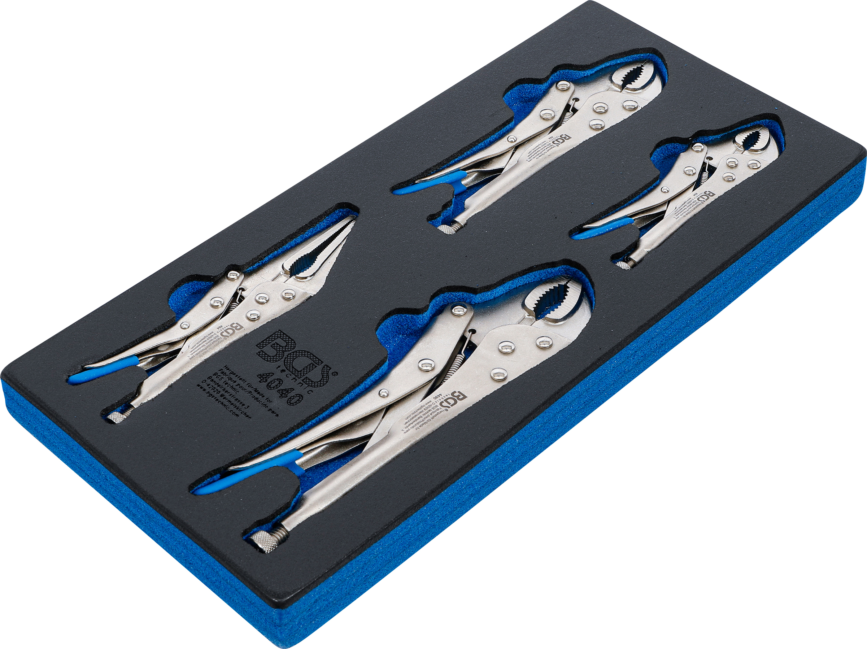 BGS Werkstattwageneinlage 1/3: Gripzangen | 4-tlg.