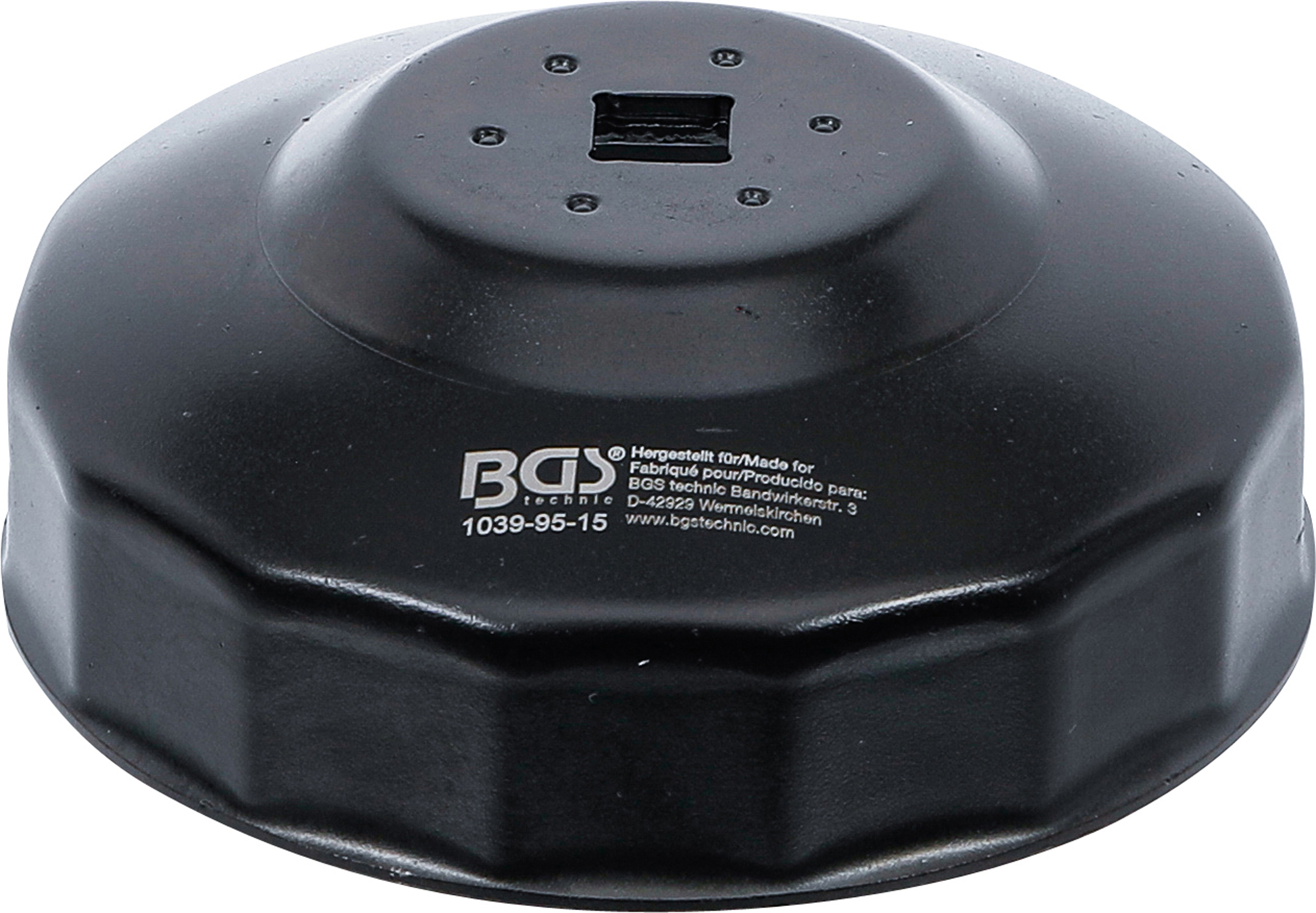 BGS Ölfilterschlüssel | 15-kant | Ø 95 mm | für Alfa Romeo, Chrysler, Ford, GM, Toyota BGS Ölfilterschlüssel | 15-kant | Ø 95 mm | für Alfa Romeo, Chrysler, Ford, GM, Toyota