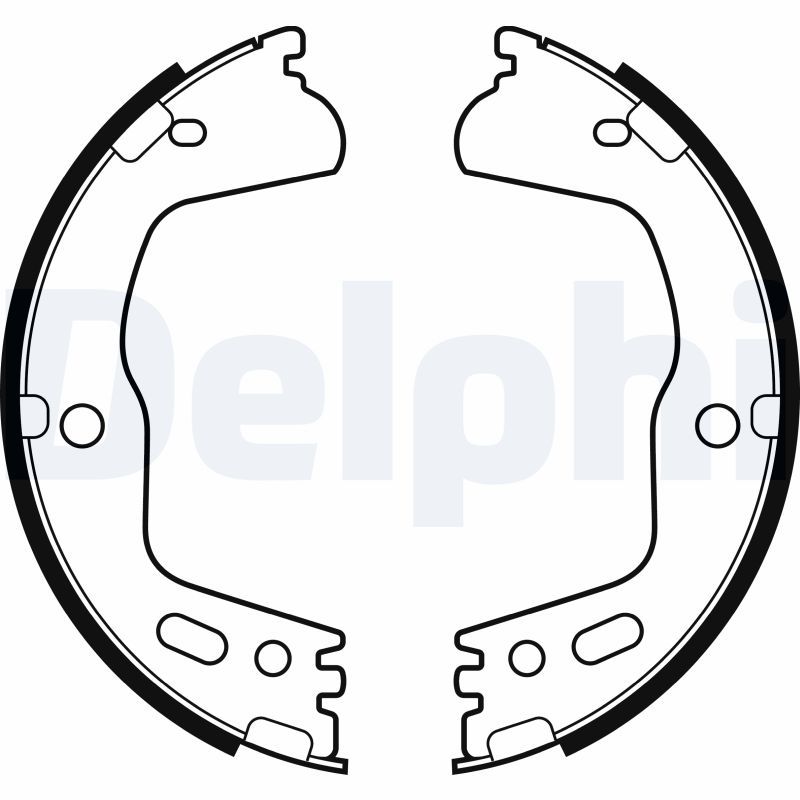 Bremsbackensatz, Feststellbremse