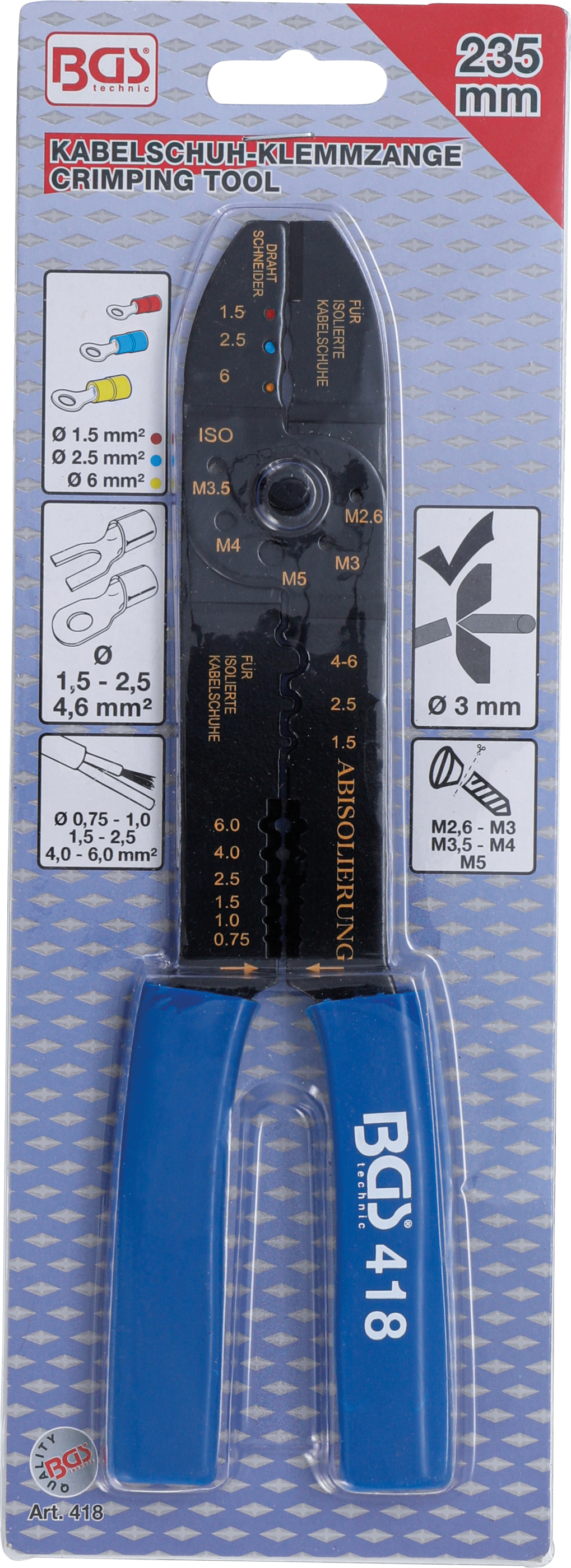 BGS Klemmzange | 235 mm