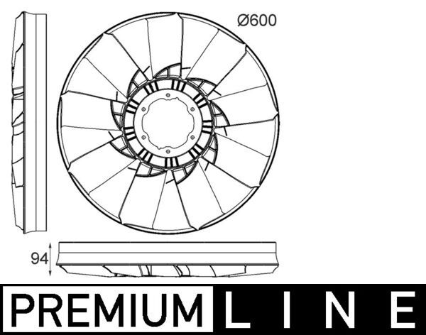 Lüfterrad, Motorkühlung