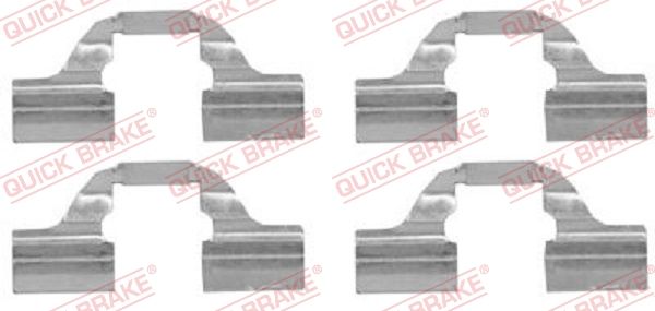 Zubehörsatz, Scheibenbremsbelag