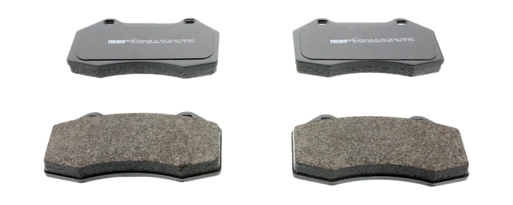 Bremsbelagsatz, Scheibenbremse