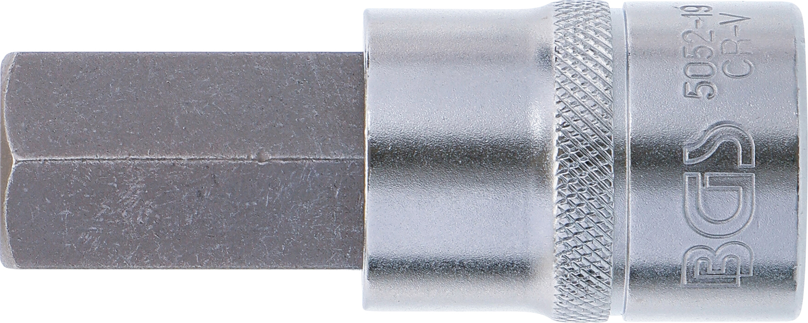 BGS Bit-Einsatz | Antrieb Innenvierkant 12,5 mm (1/2") | Innensechskant 19 mm
