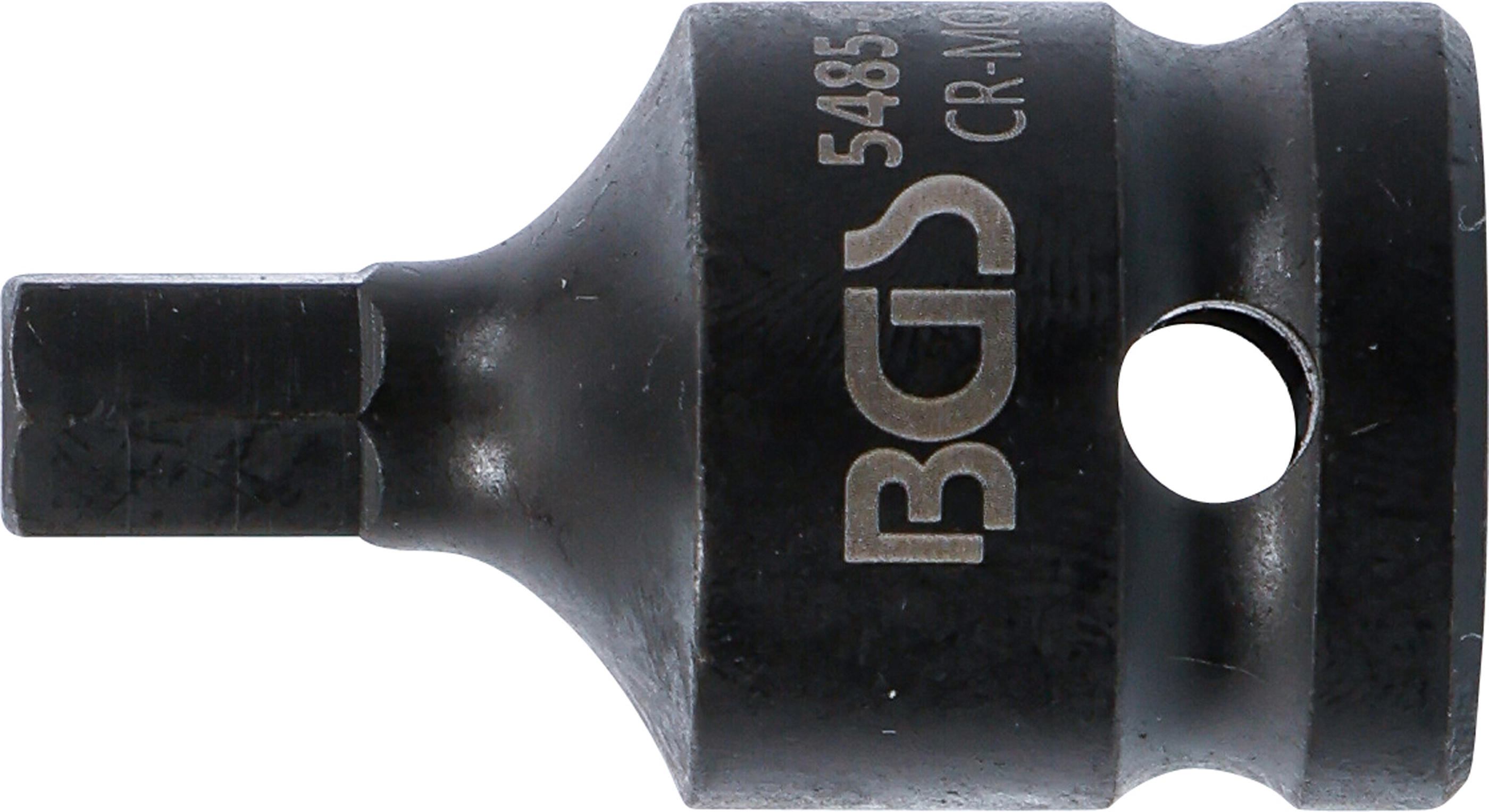 BGS Kraft-Bit-Einsatz | Länge 42 mm | Antrieb Innenvierkant 12,5 mm (1/2") | Innensechskant 8 mm