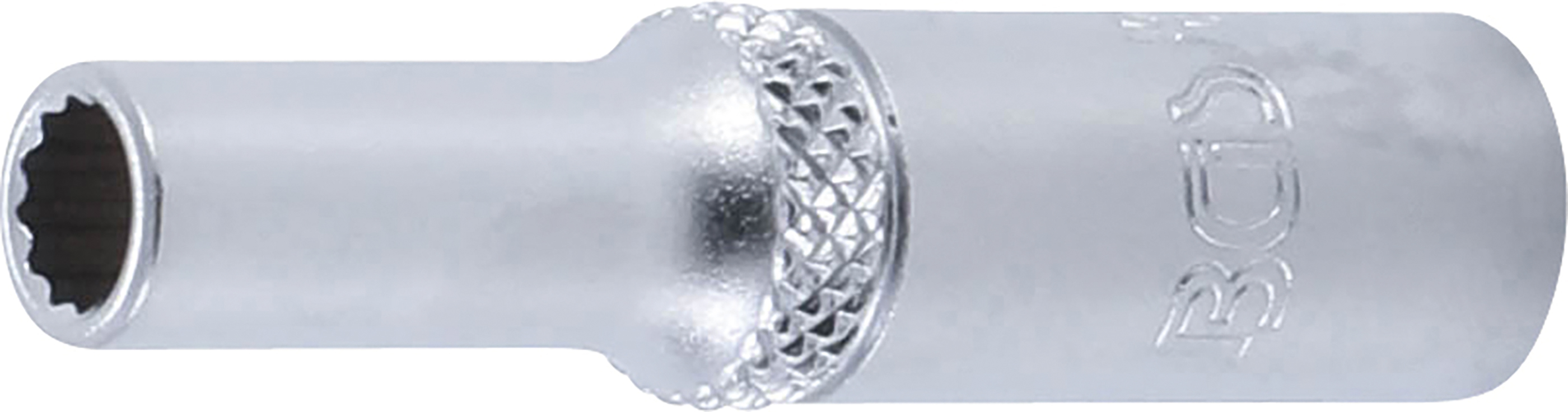 BGS Steckschlüssel-Einsatz Zwölfkant, tief | Antrieb Innenvierkant 6,3 mm (1/4") | SW 5,5 mm