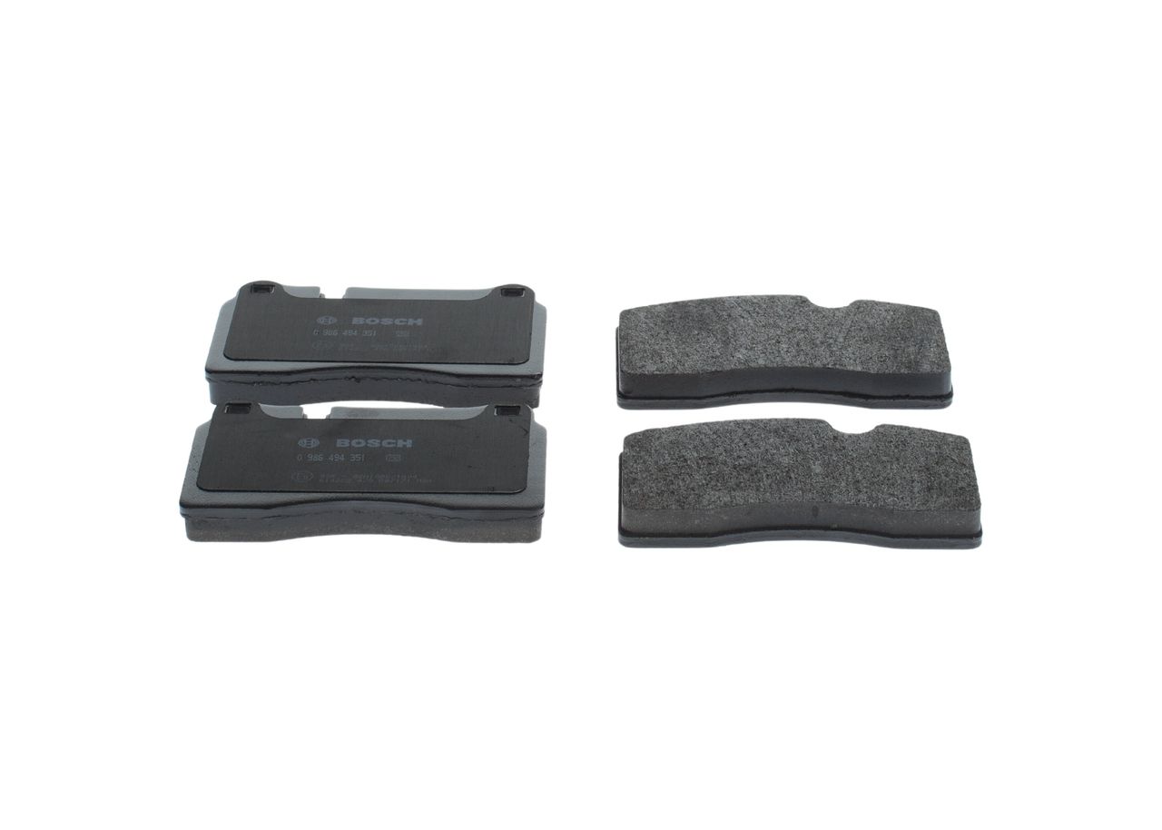 Bremsbelagsatz, Scheibenbremse