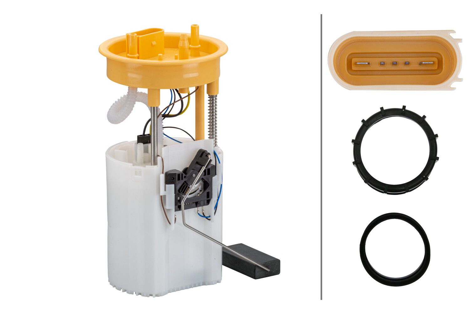 elektrische Kraftstoffpumpe (Modul) passt zu: AUDI A1; SEAT IBIZA IV, IBIZA IV SC, IBIZA IV ST; SKODA FABIA II, FABIA II PRAKTIK, FABIA III, FABIA III PRAKTIK; VW POLO V 1.2D-1.9D 06.08-12.22