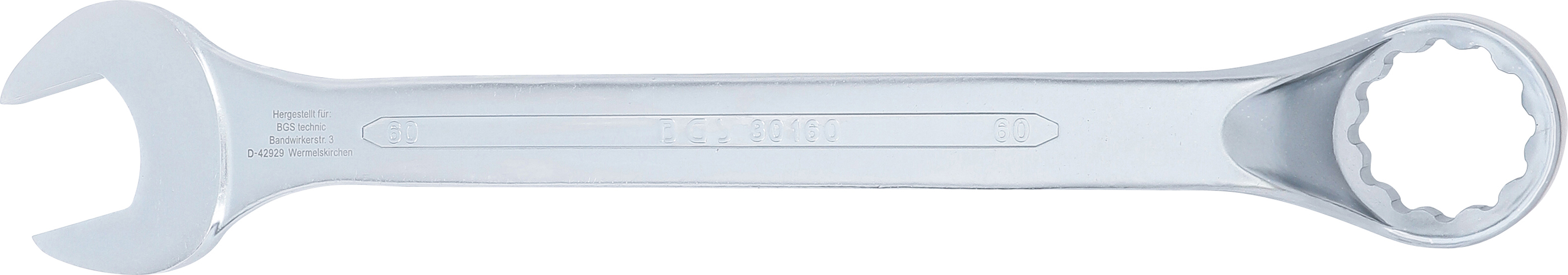 BGS Maul-Ringschlüssel, gekröpft | SW 60 mm